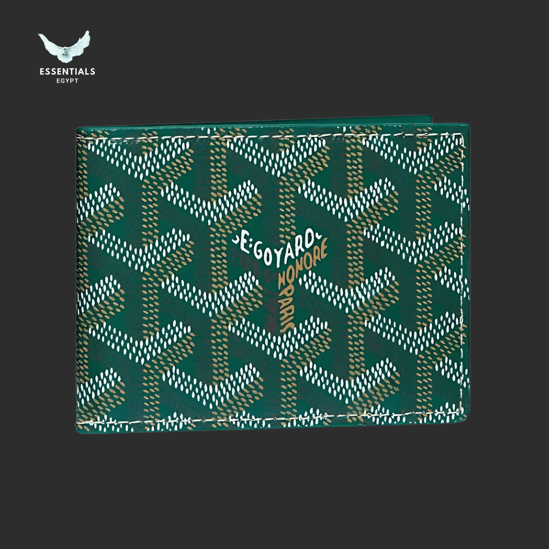 Goyard Victoire Insert Wallet – Green - ESSENTIALS EGYPT