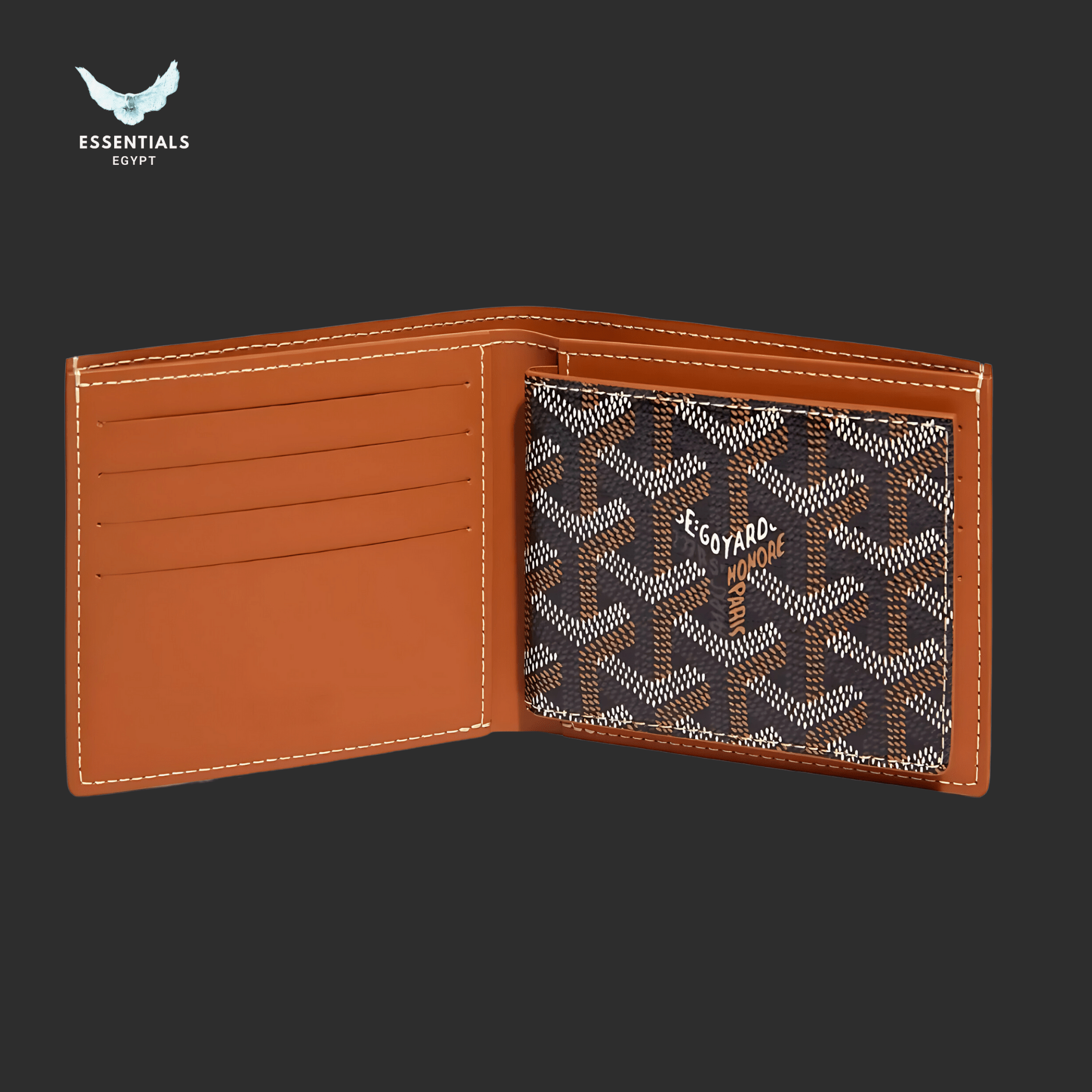 Goyard Insert Wallet – Victoire Black & Tan - ESSENTIALS EGYPT