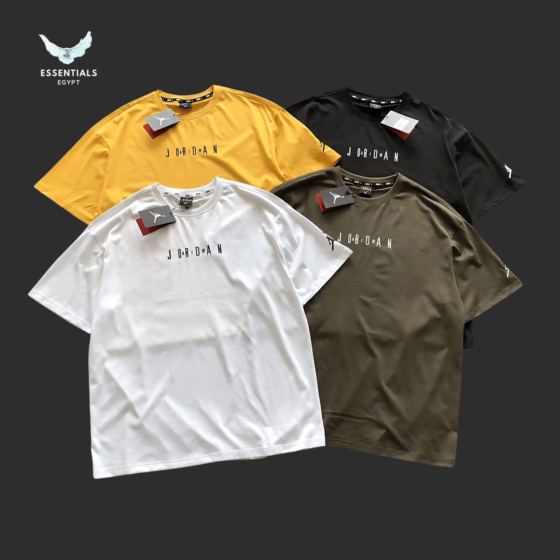 Jordan Air Spellout Tee - ESSENTIALS EGYPT