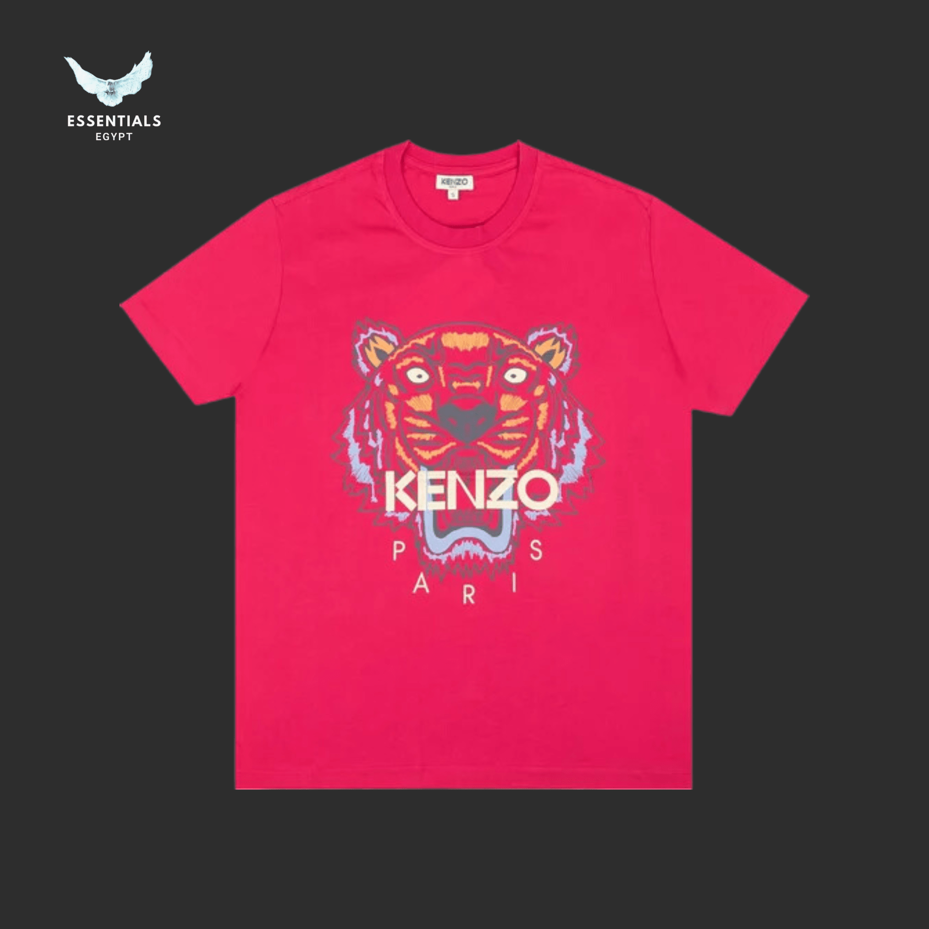 Kenzo T-Shirt – Classic Tiger Pink - ESSENTIALS EGYPT