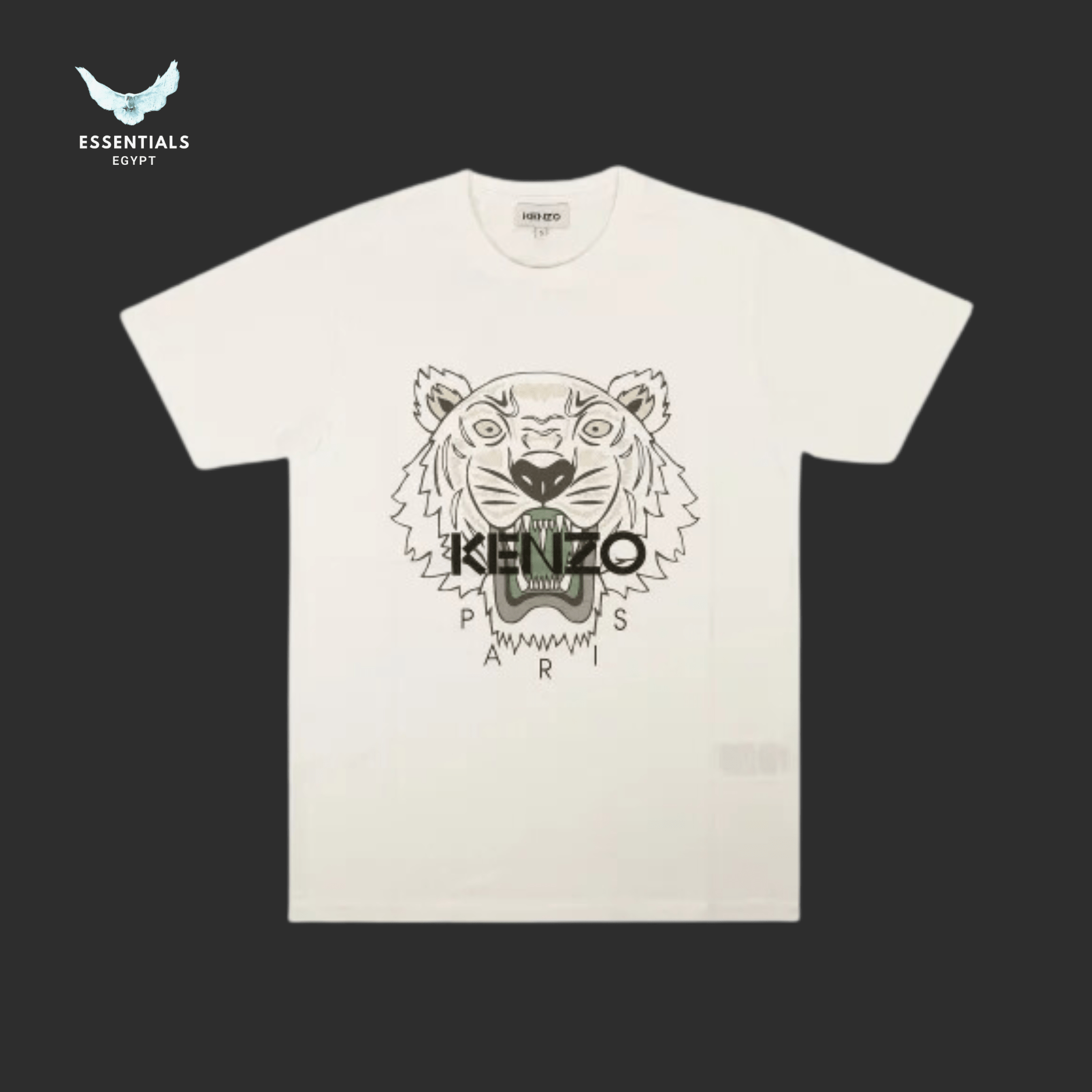 Kenzo Classic Tiger T-Shirt – White - ESSENTIALS EGYPT