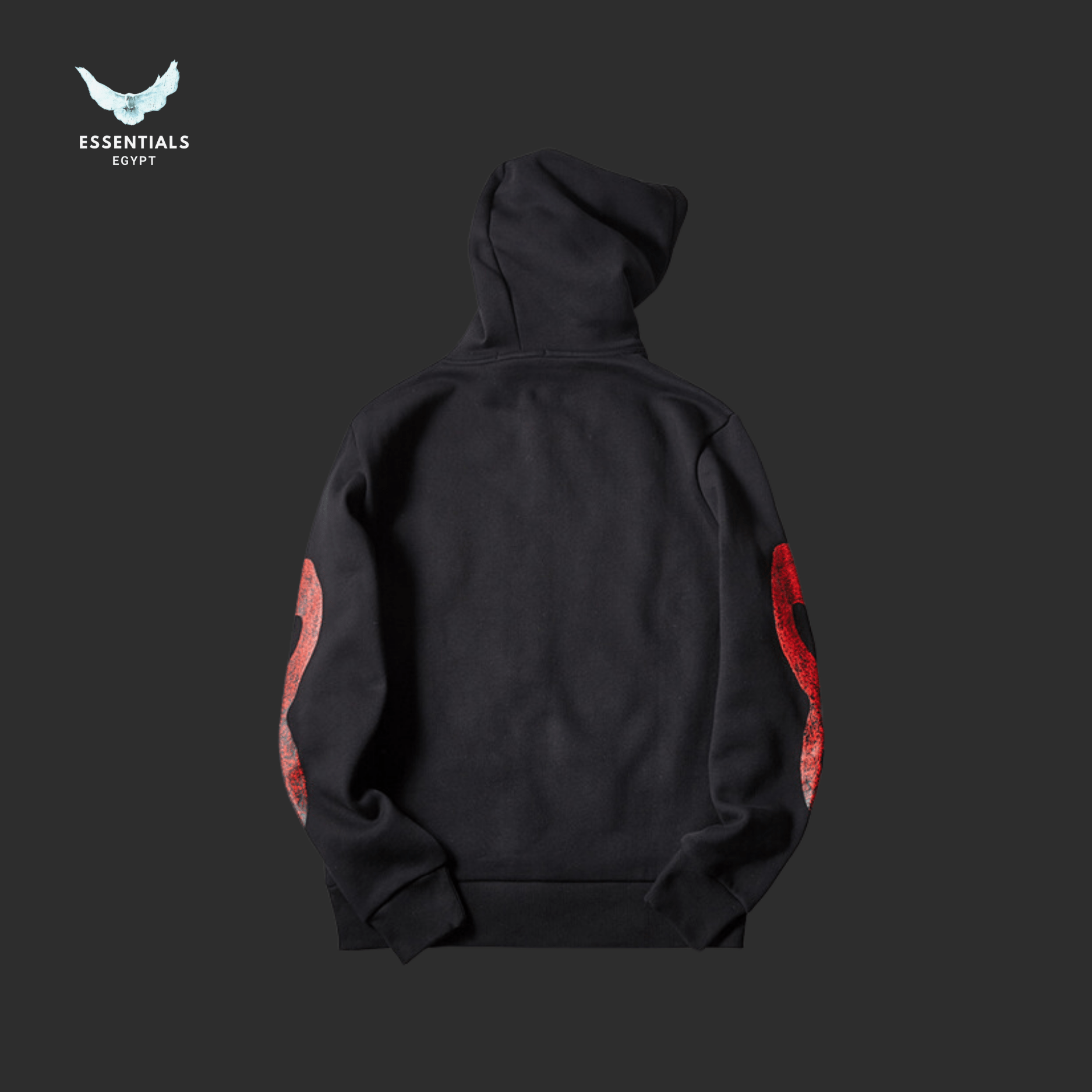 Marcelo Burlon Hoodie – Red Snakes Graphic - ESSENTIALS EGYPT