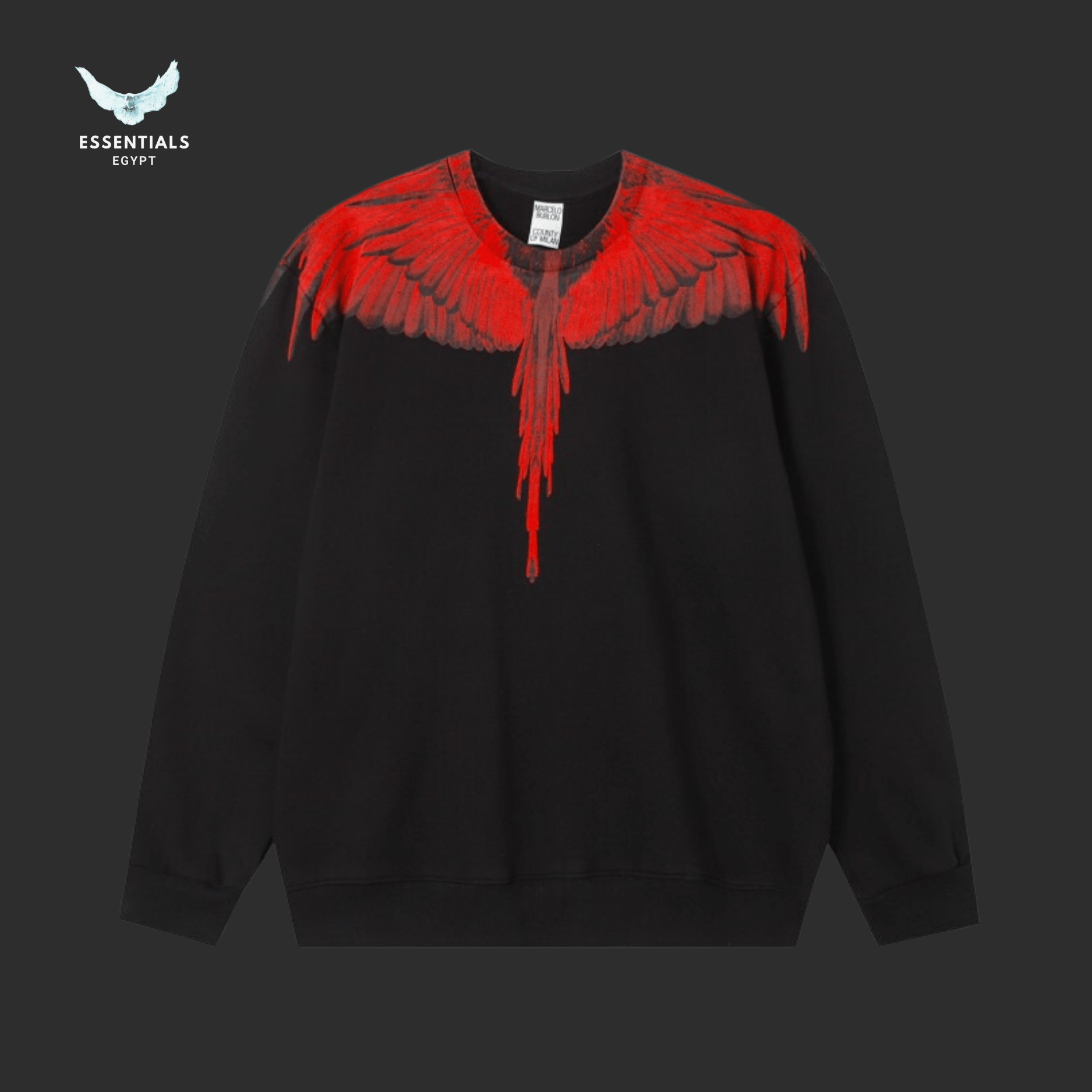 Marcelo Burlon Sweatshirt – Inferno Wings - ESSENTIALS EGYPT