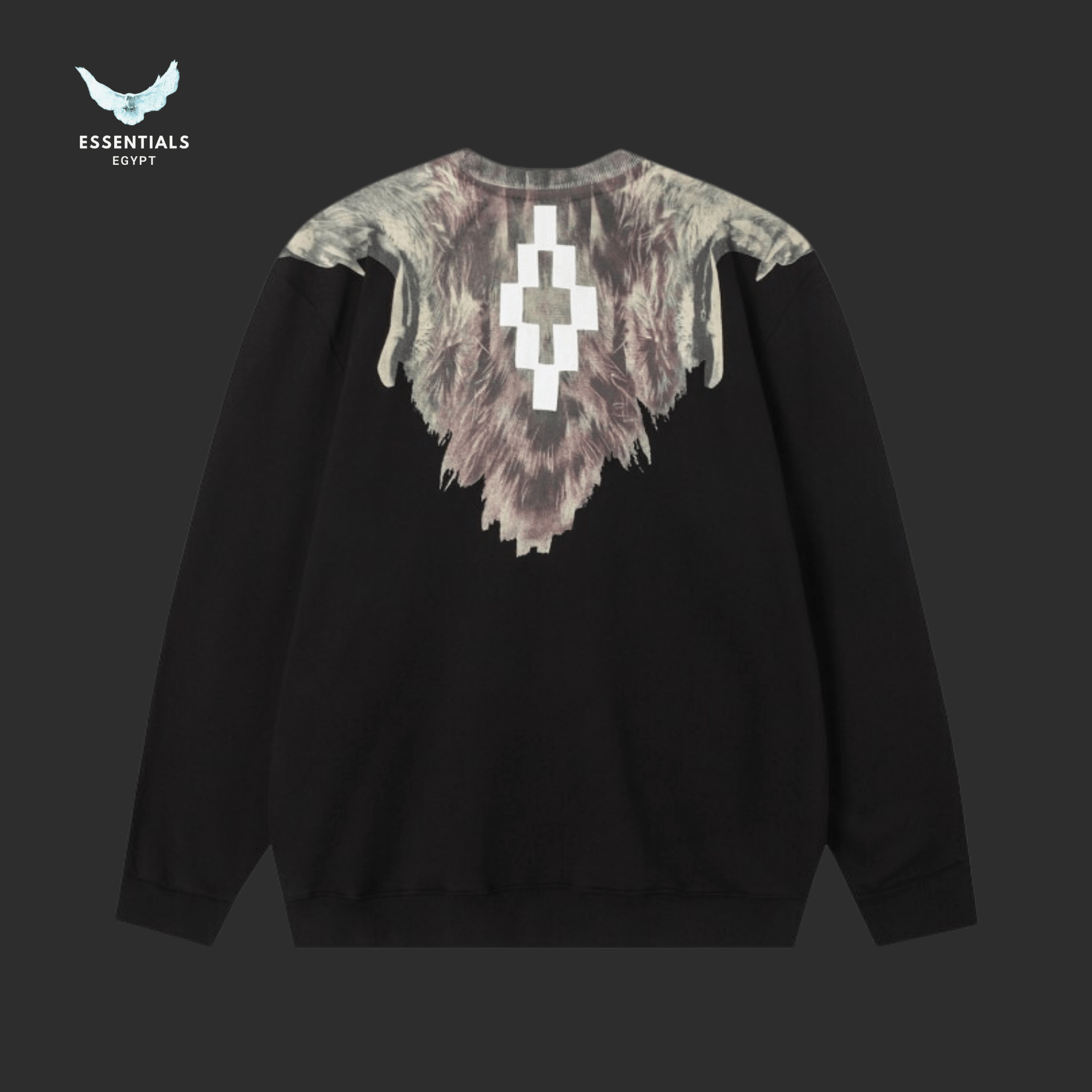 Marcelo Burlon Sweatshirt – Tribal Lion Wings - ESSENTIALS EGYPT
