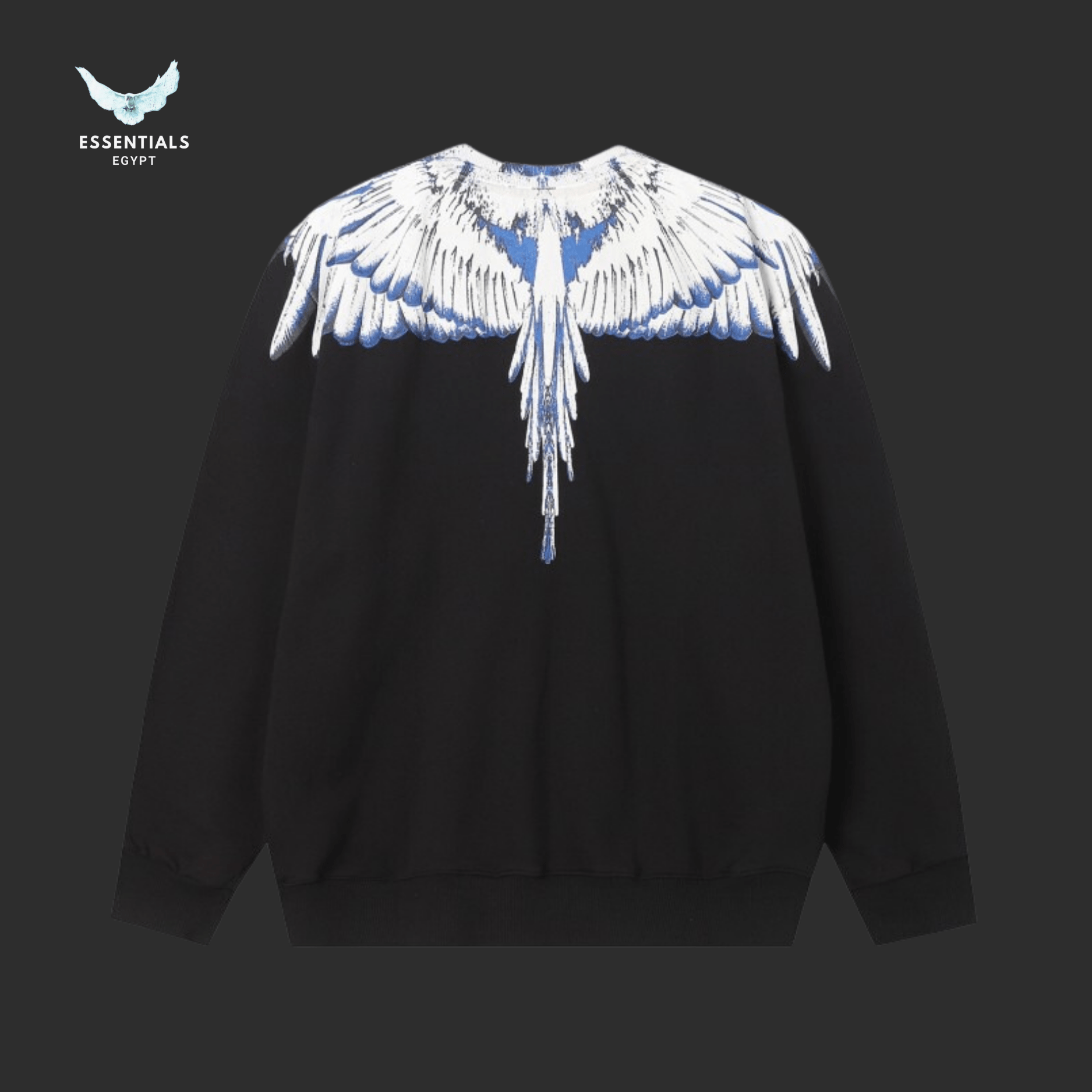 Marcelo Burlon Sweatshirt – Frost Feather Wings - ESSENTIALS EGYPT