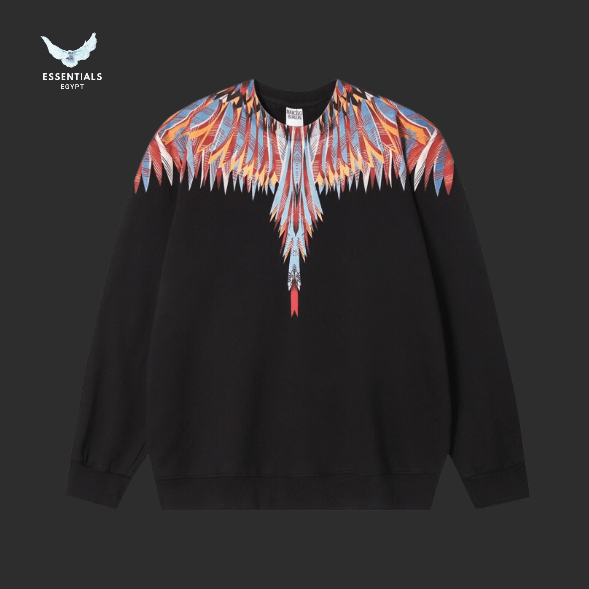 Marcelo Burlon Sweatshirt – Sunset Feather Wings - ESSENTIALS EGYPT