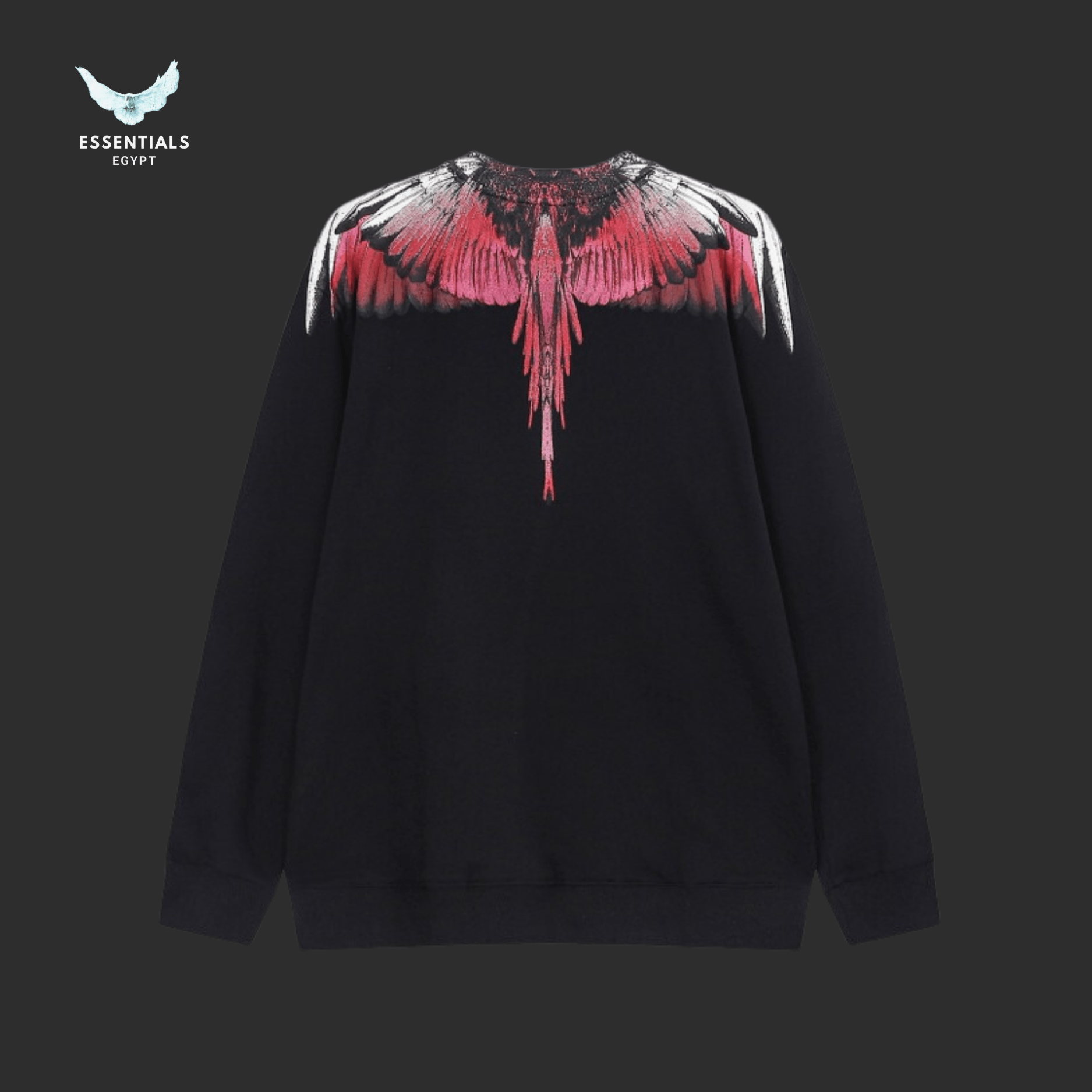 Marcelo Burlon Sweatshirt – Crimson Fade Wings - ESSENTIALS EGYPT