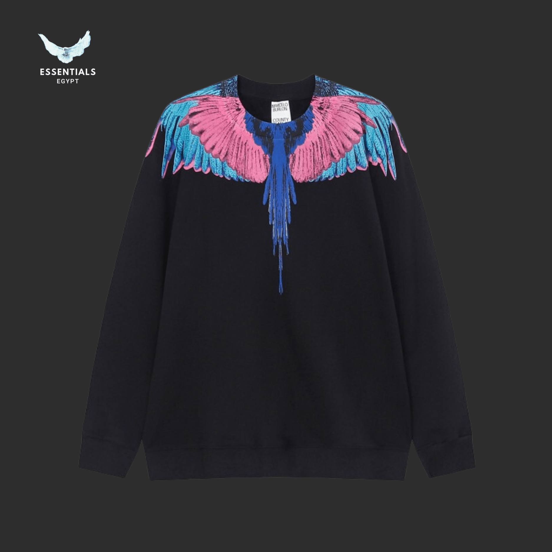 Marcelo Burlon Sweatshirt – Pink Sky Wings - ESSENTIALS EGYPT