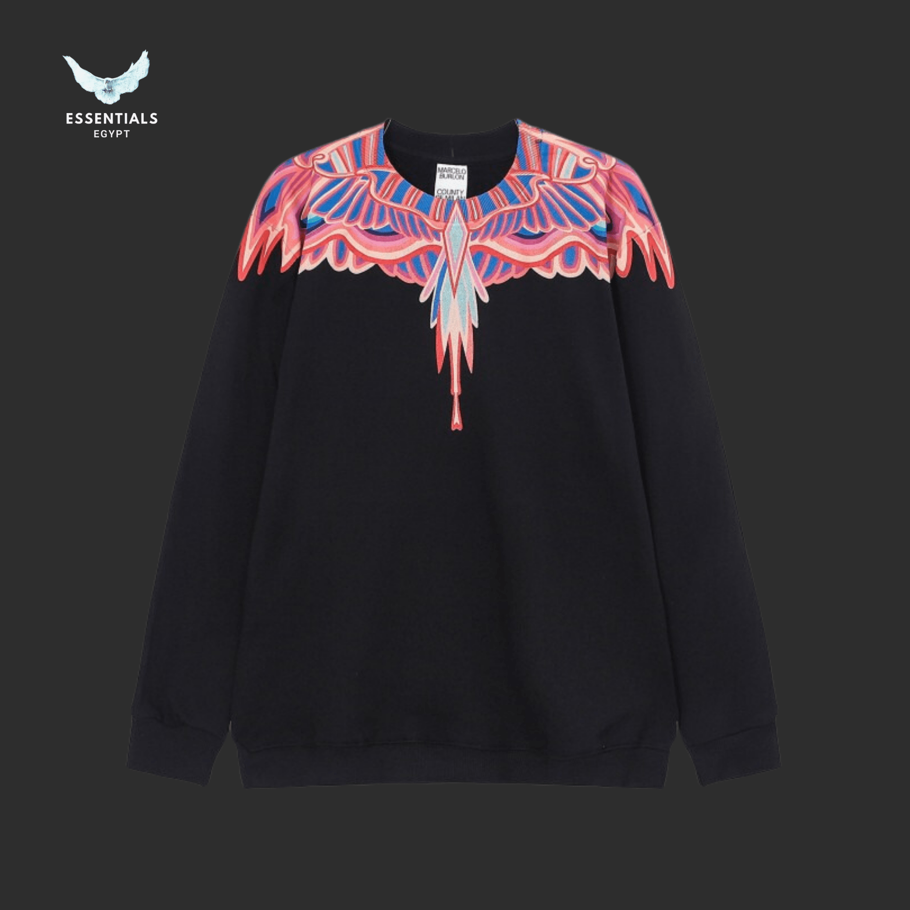 Marcelo Burlon Sweatshirt – Neon Pulse Wings - ESSENTIALS EGYPT