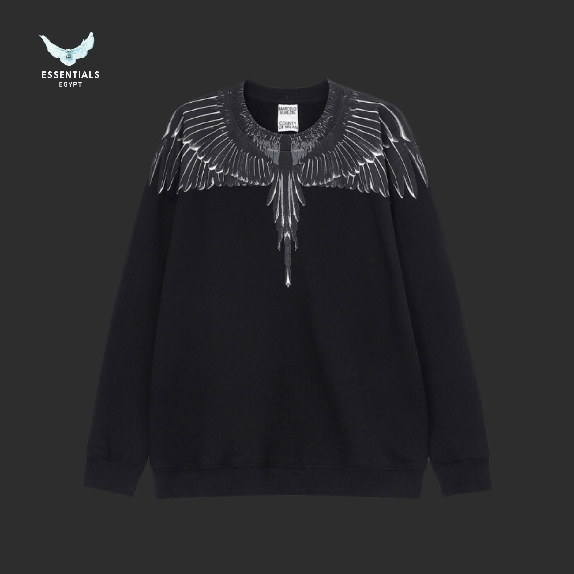 Marcelo Burlon Sweatshirt – Shadow Wings - ESSENTIALS EGYPT