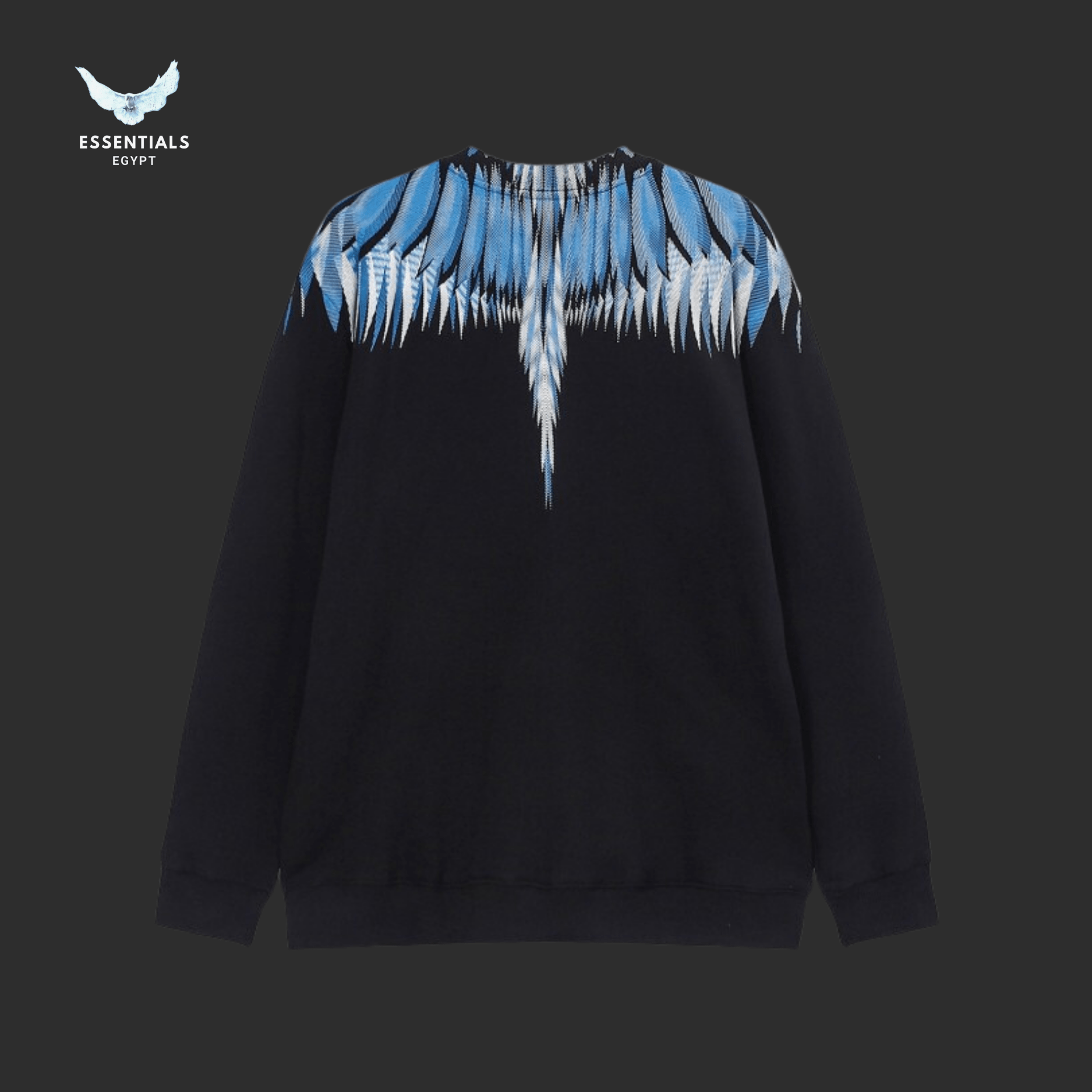 Marcelo Burlon Sweatshirt – Blue Parrot Wings - ESSENTIALS EGYPT