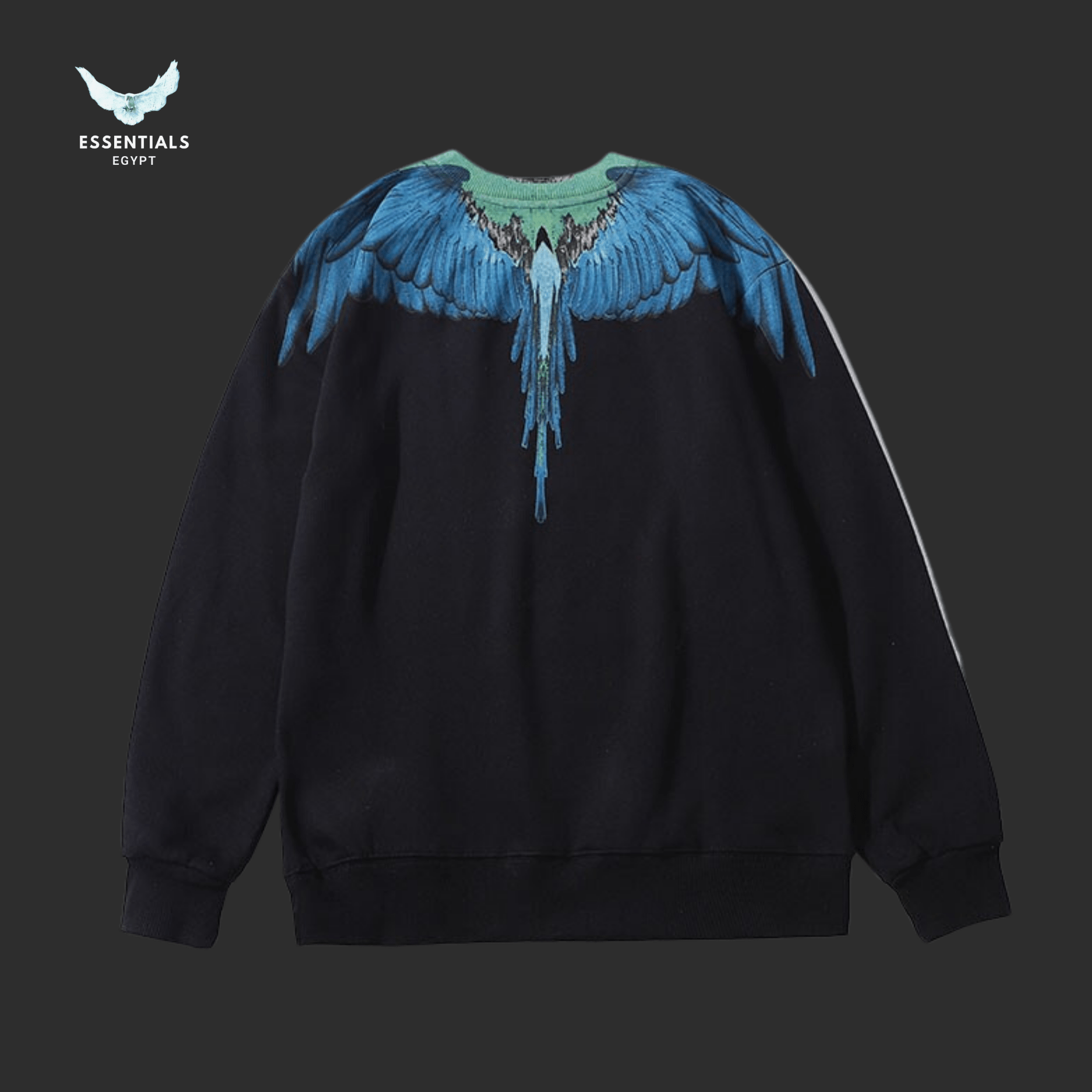 Marcelo Burlon Sweatshirt – Jungle Wings Blue - ESSENTIALS EGYPT
