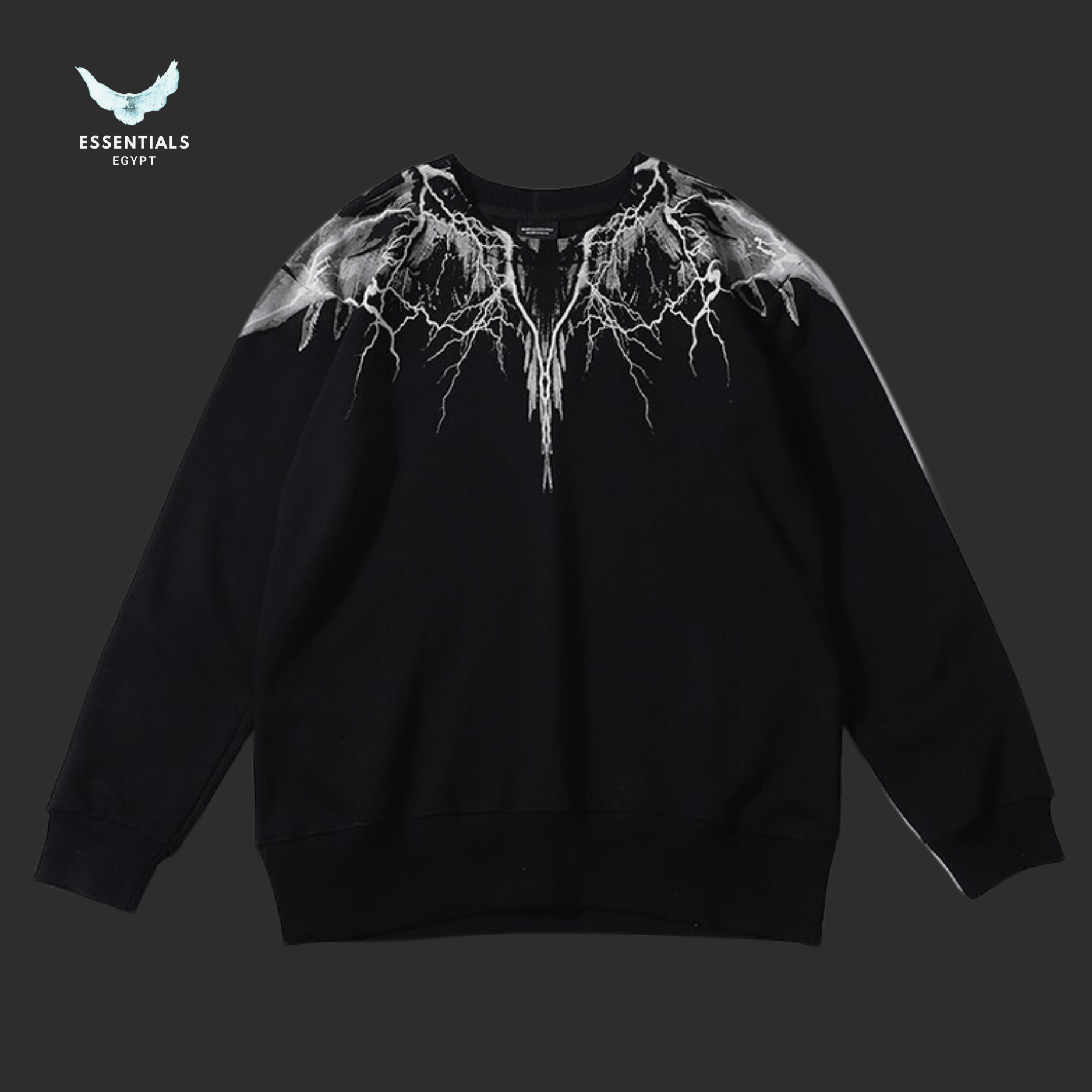 Marcelo Burlon Sweatshirt – Electric Skeleton Wings - ESSENTIALS EGYPT