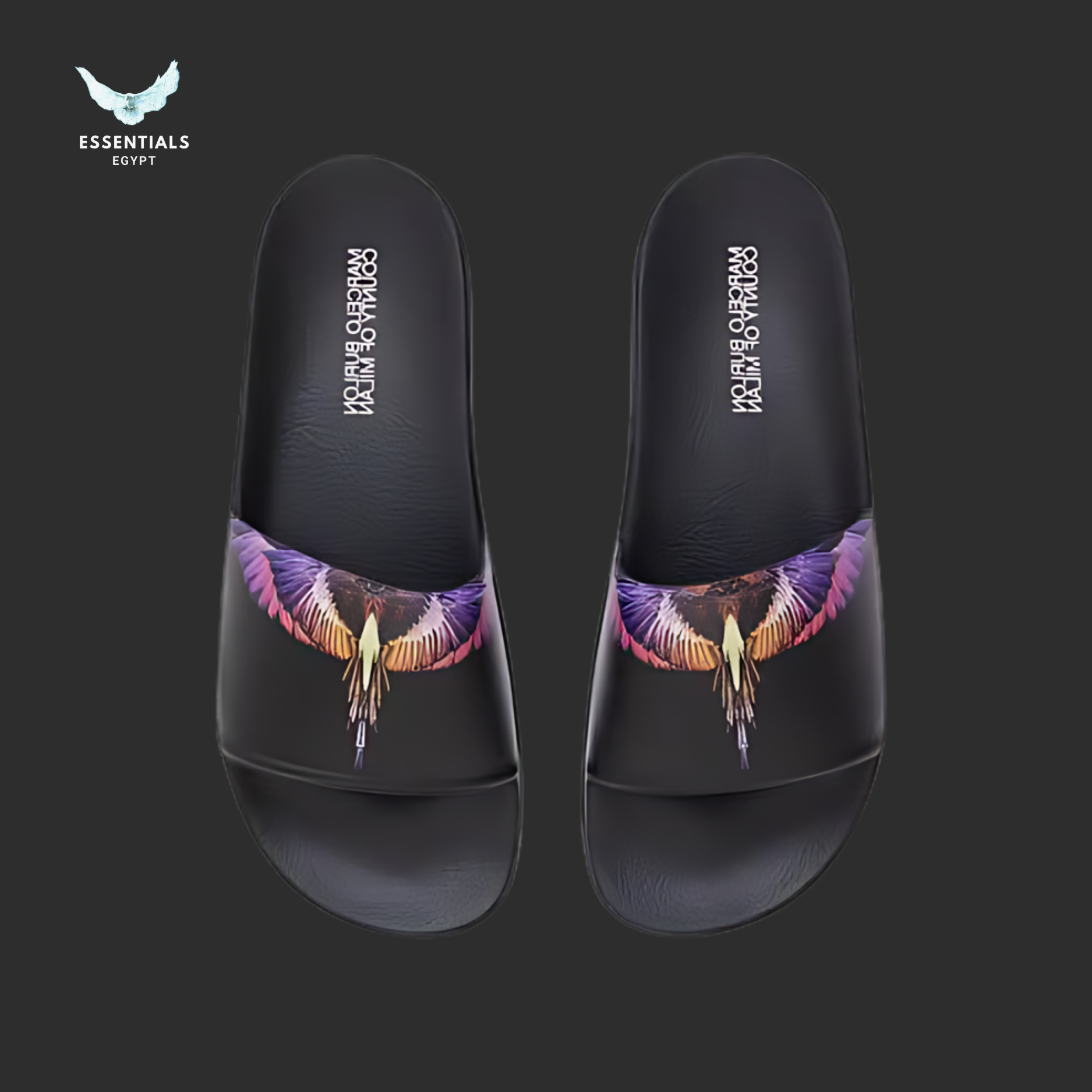 Marcelo Burlon Slides – Sunset Fade Wings - ESSENTIALS EGYPT