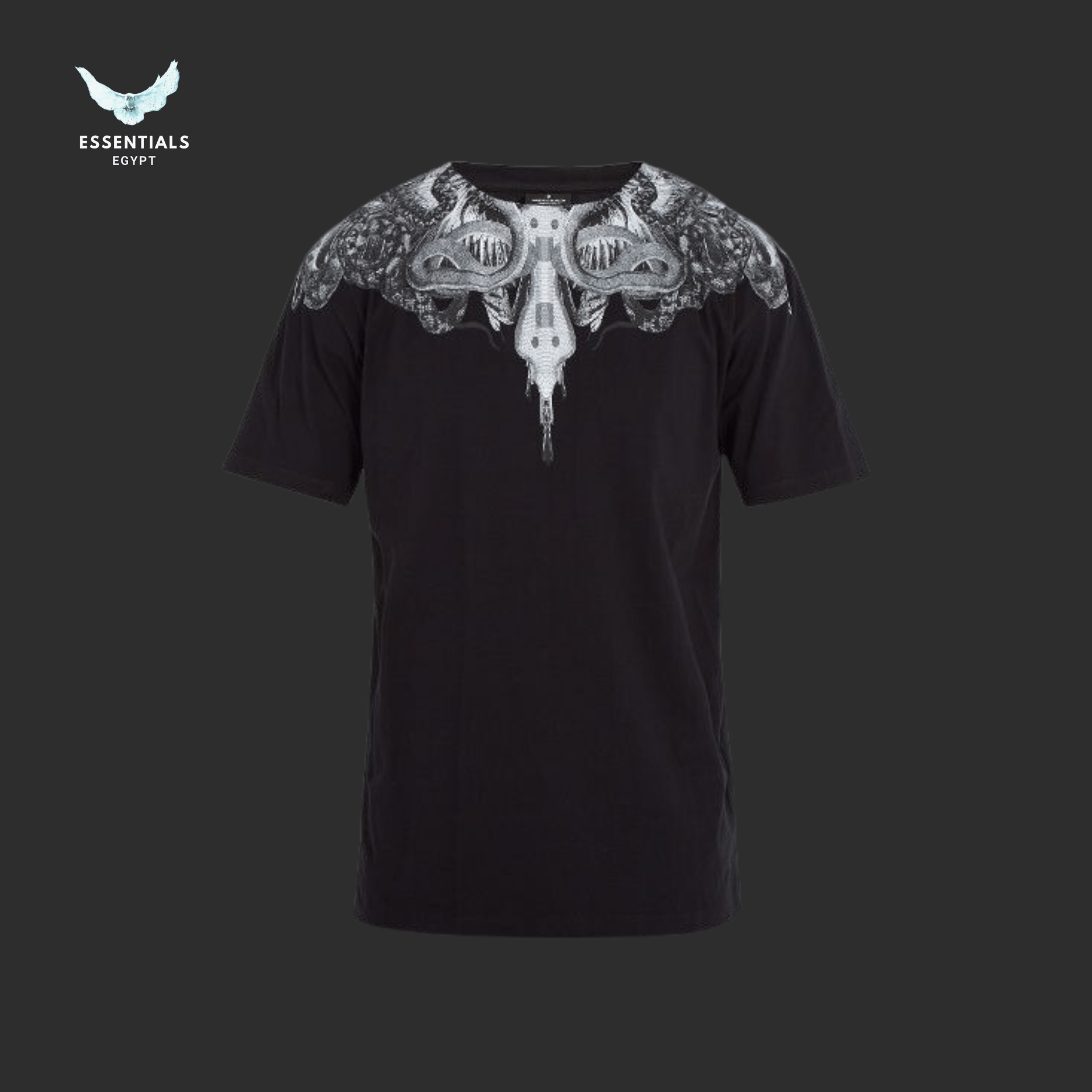 Marcelo Burlon T-Shirt – Chrome Wings Silver - ESSENTIALS EGYPT