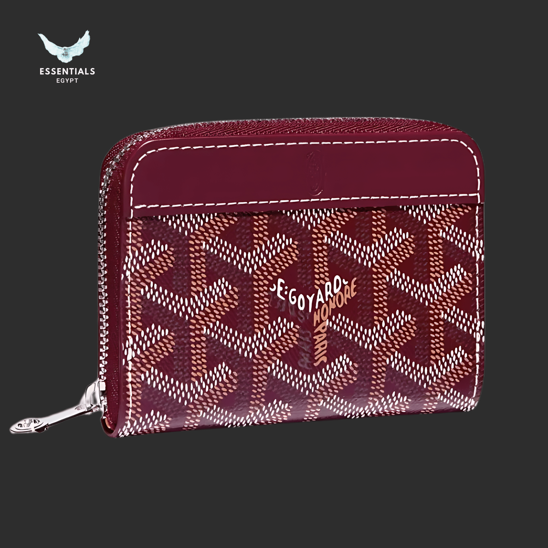 Goyard Matignon Mini Wallet – Burgundy - ESSENTIALS EGYPT