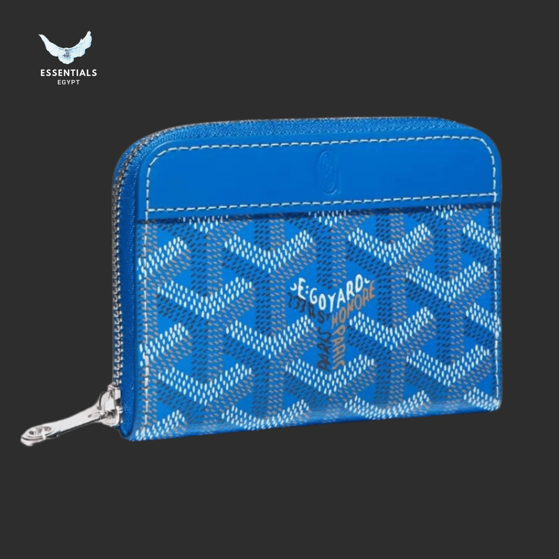Goyard Sky Blue Zip Wallet Egypt | Essentials EG