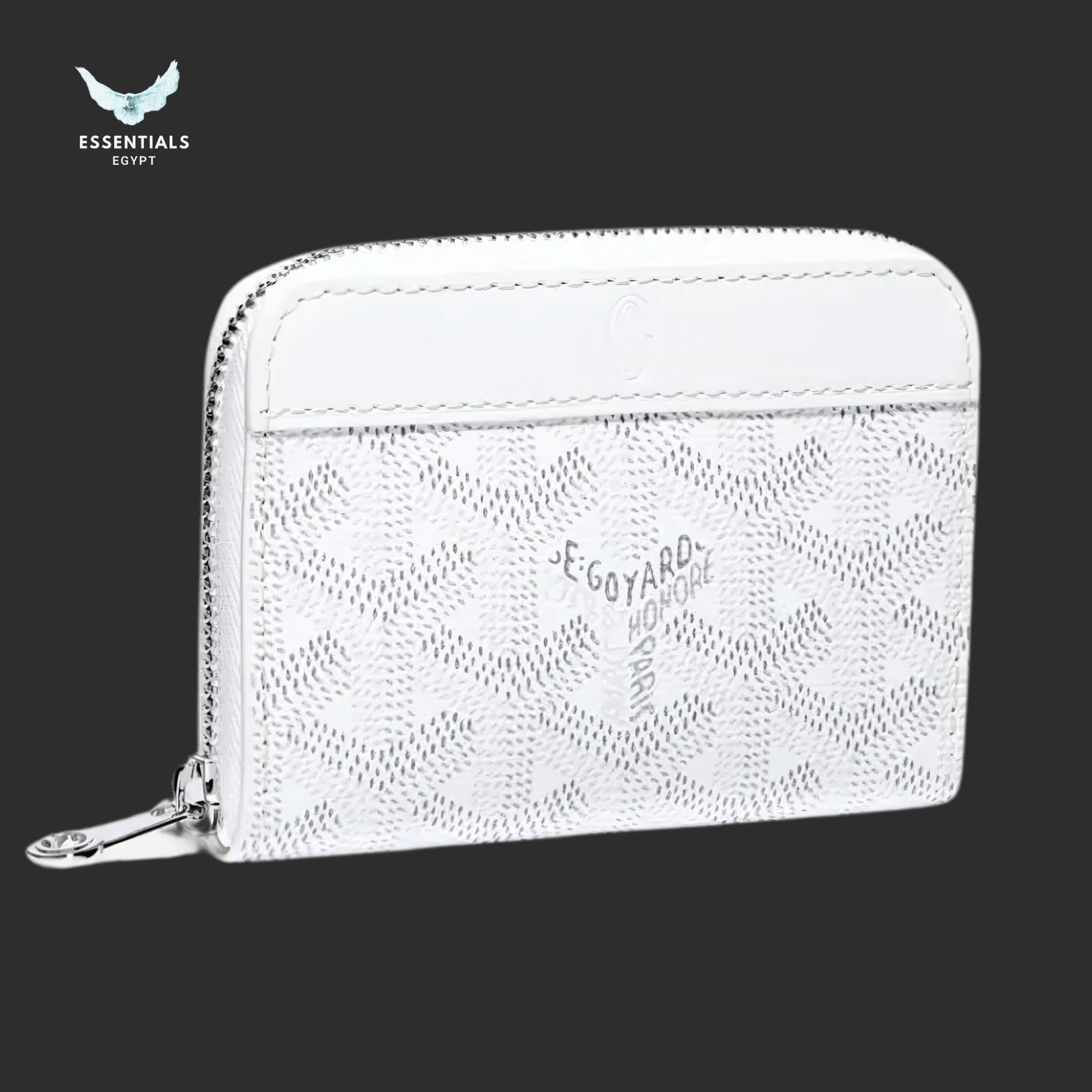 Goyard Matignon Mini Wallet – White - ESSENTIALS EGYPT