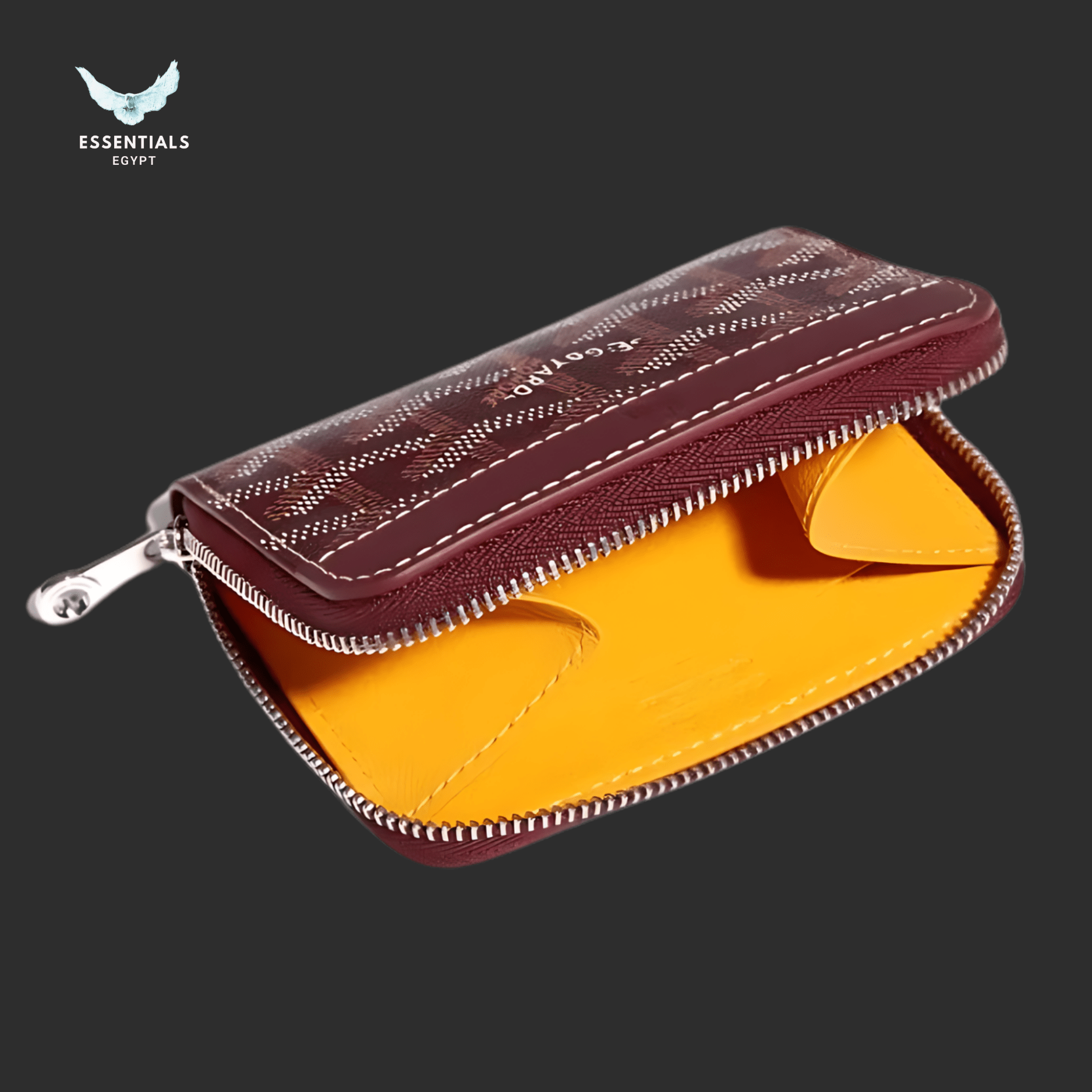Goyard Matignon Mini Wallet – Burgundy - ESSENTIALS EGYPT