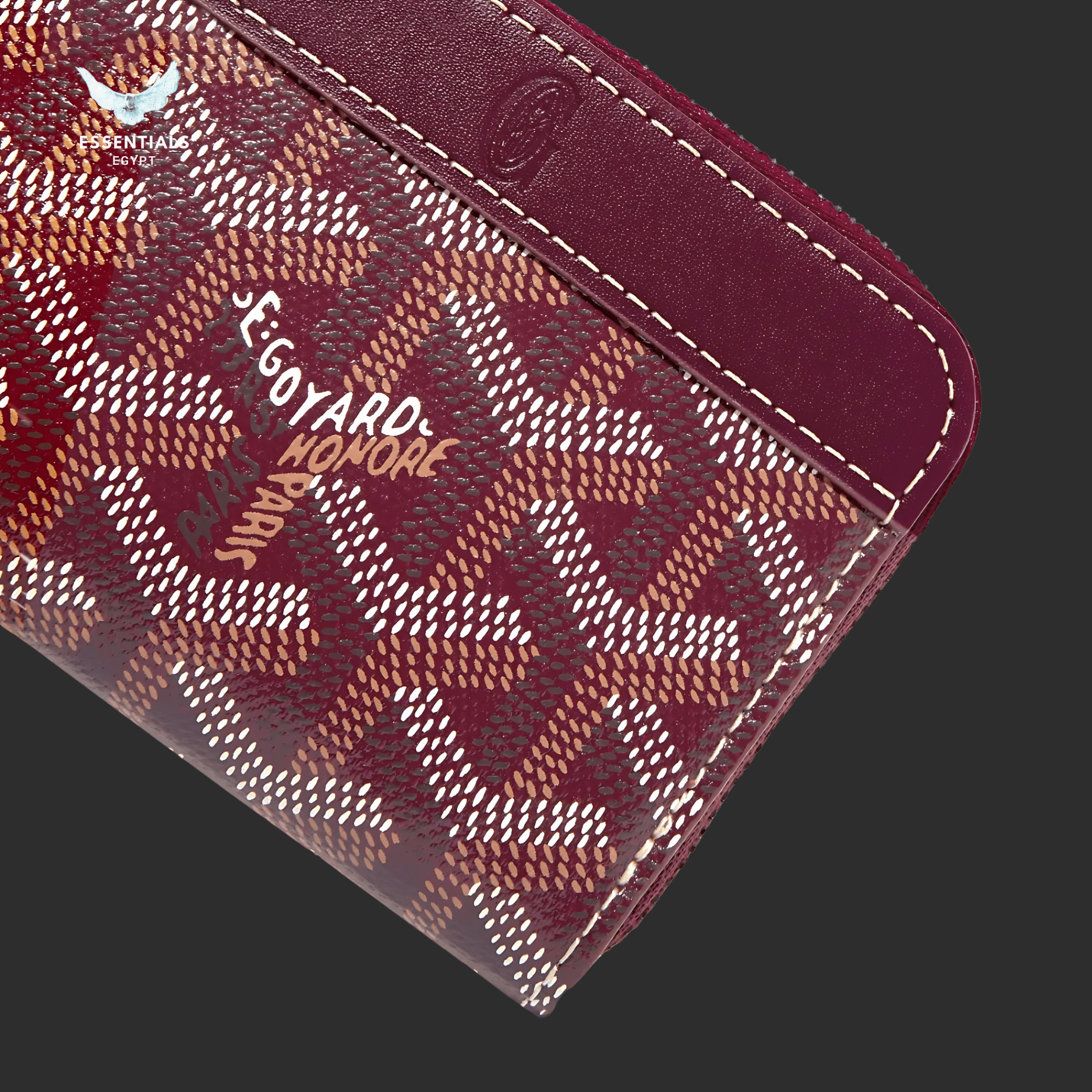 Goyard Matignon Mini Wallet – Burgundy - ESSENTIALS EGYPT