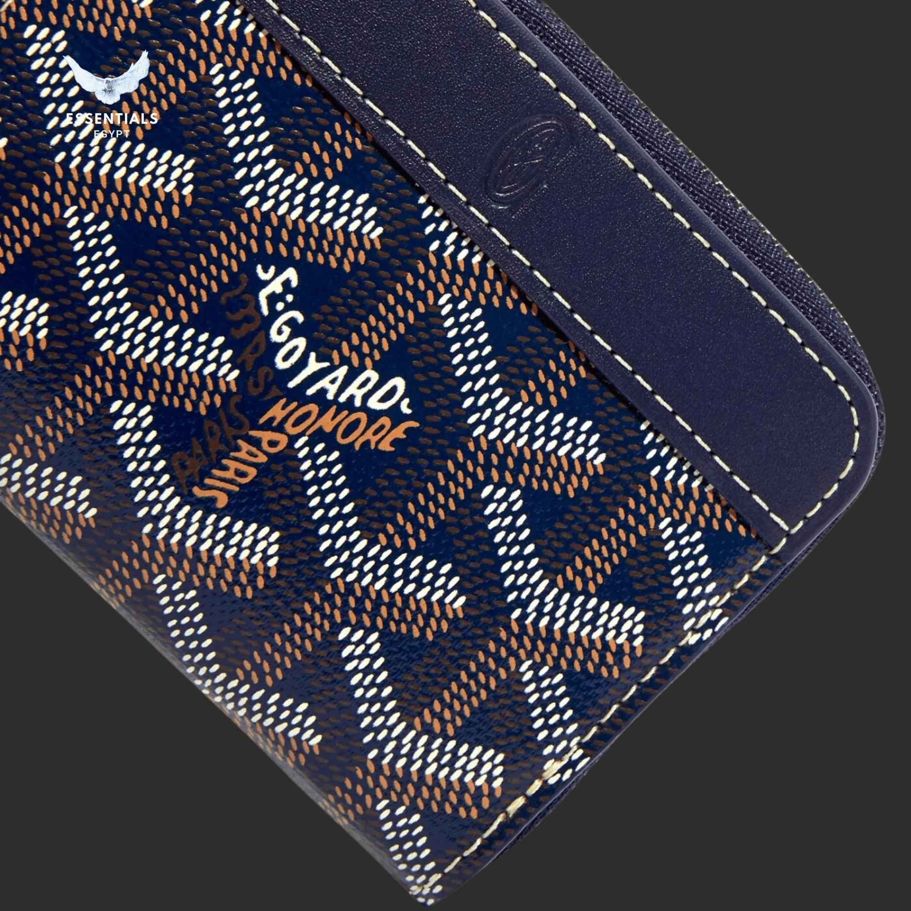 Goyard Matignon Mini Wallet – Navy Blue - ESSENTIALS EGYPT