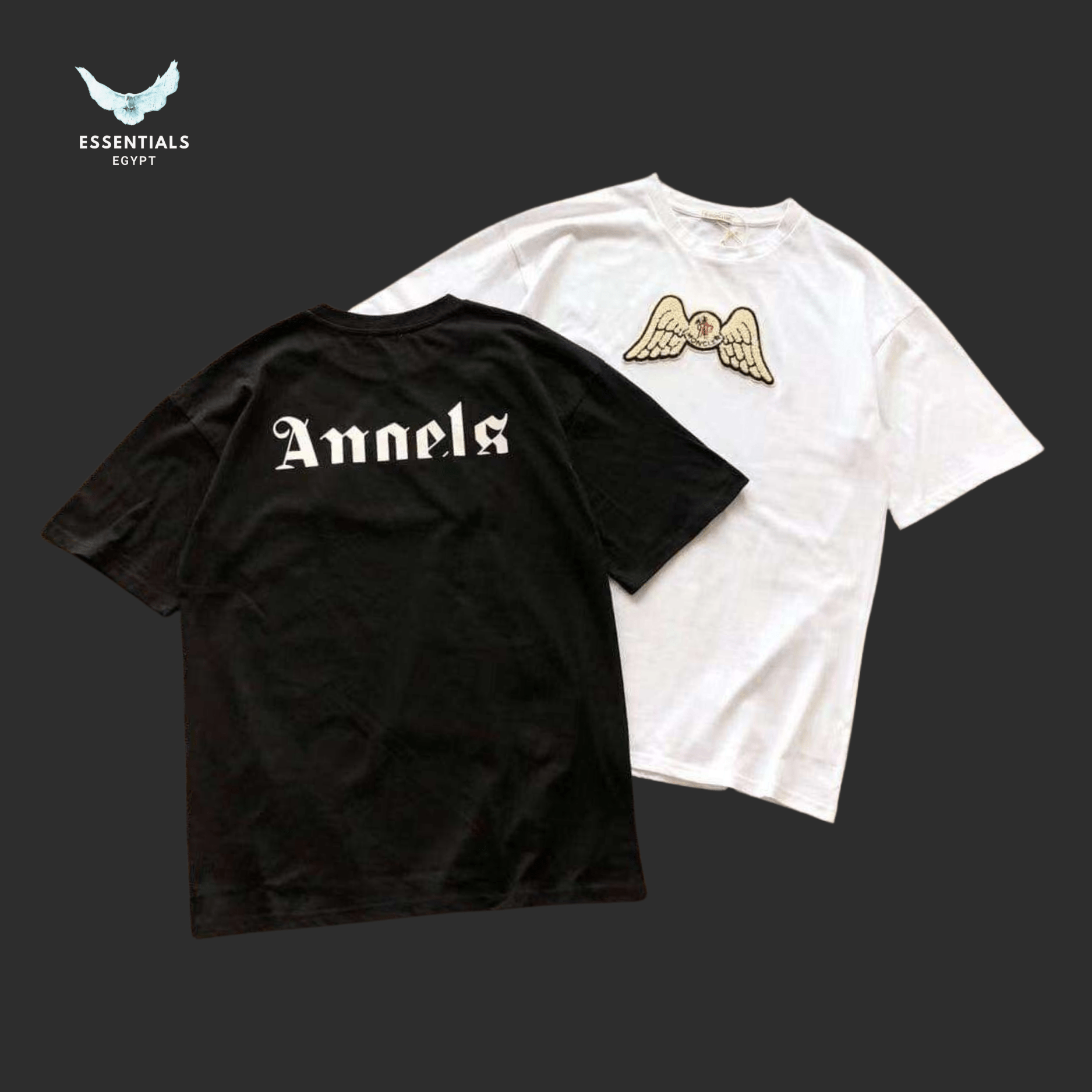 Palm Angels x Moncler T-Shirt – Angel Wings - ESSENTIALS EGYPT