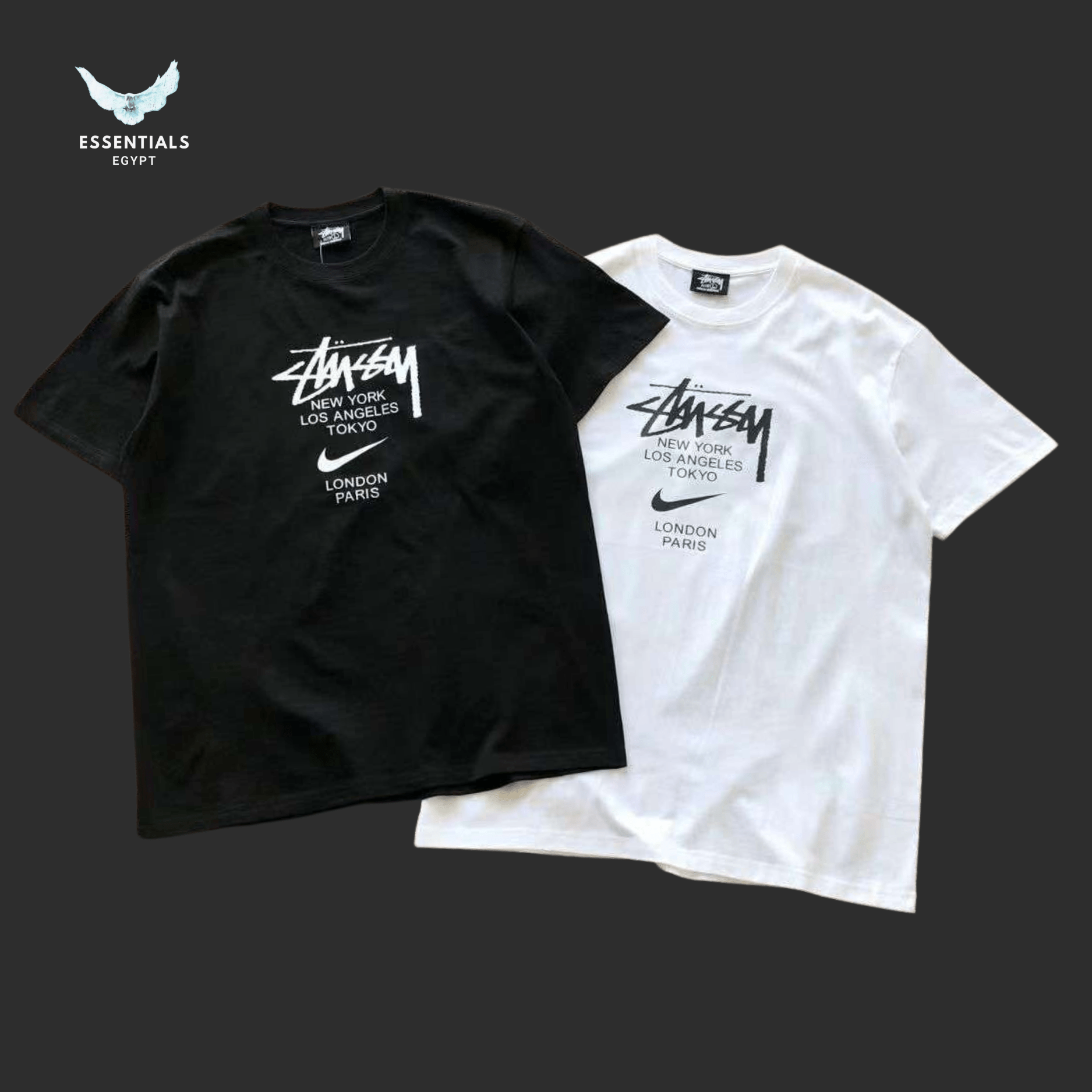 Nike x Stüssy T-Shirt – Classic Logo - ESSENTIALS EGYPT