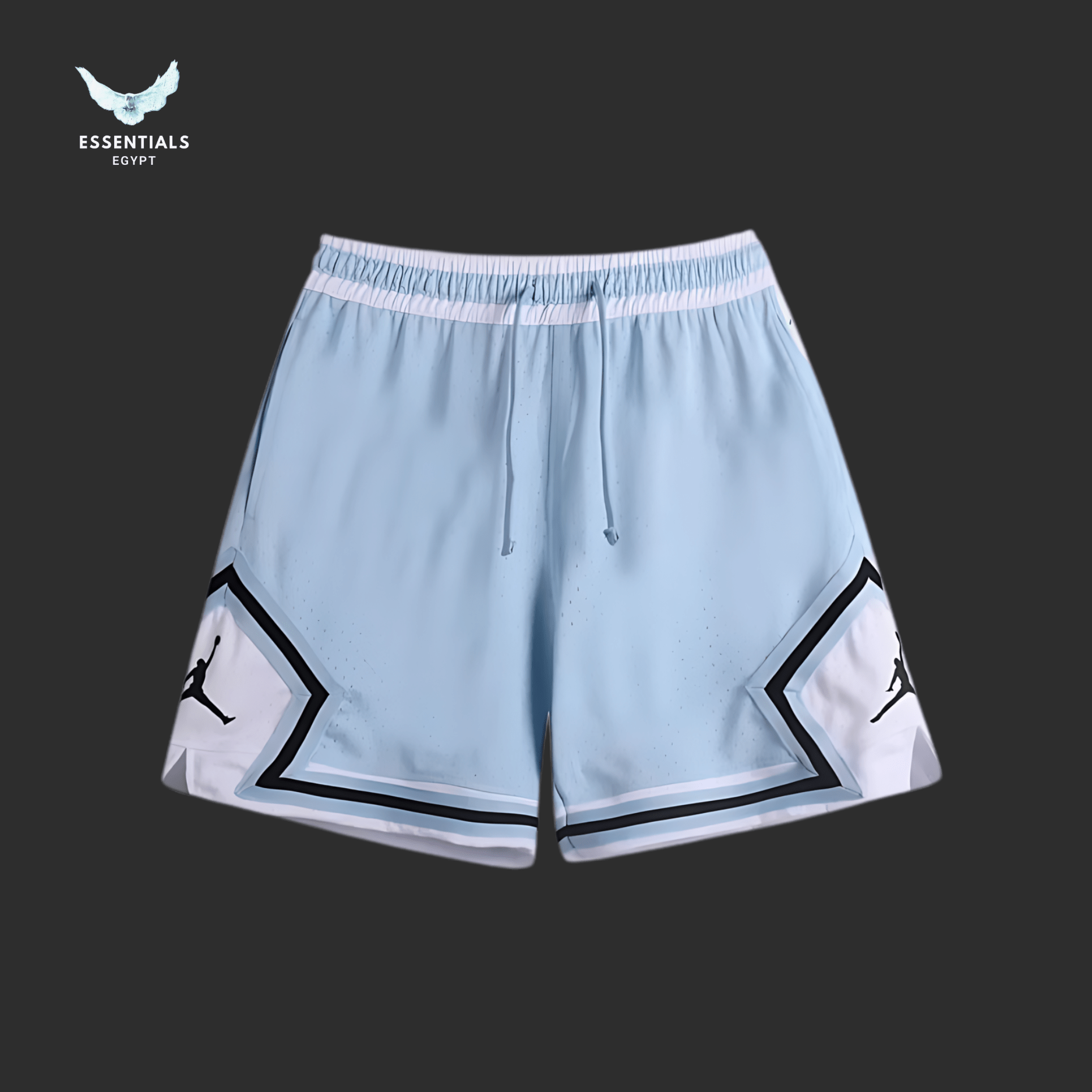 Jordan Dri - FIT Diamond Shorts – Sky Blue - ESSENTIALS EGYPT