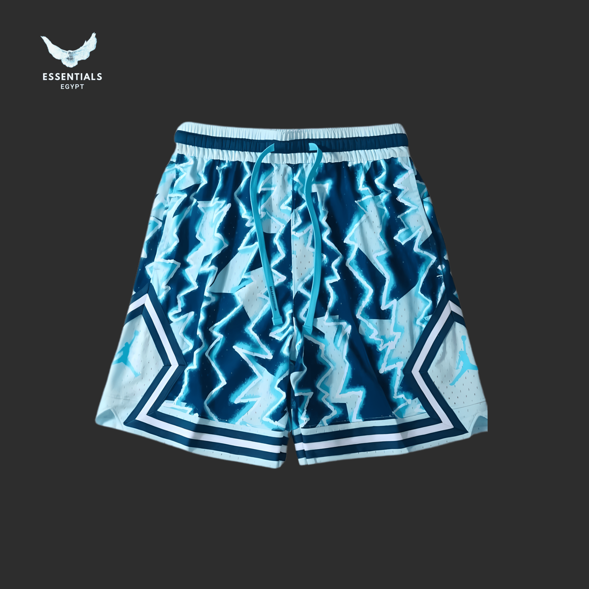 Jordan Diamond Shorts – Hoops Blue - ESSENTIALS EGYPT