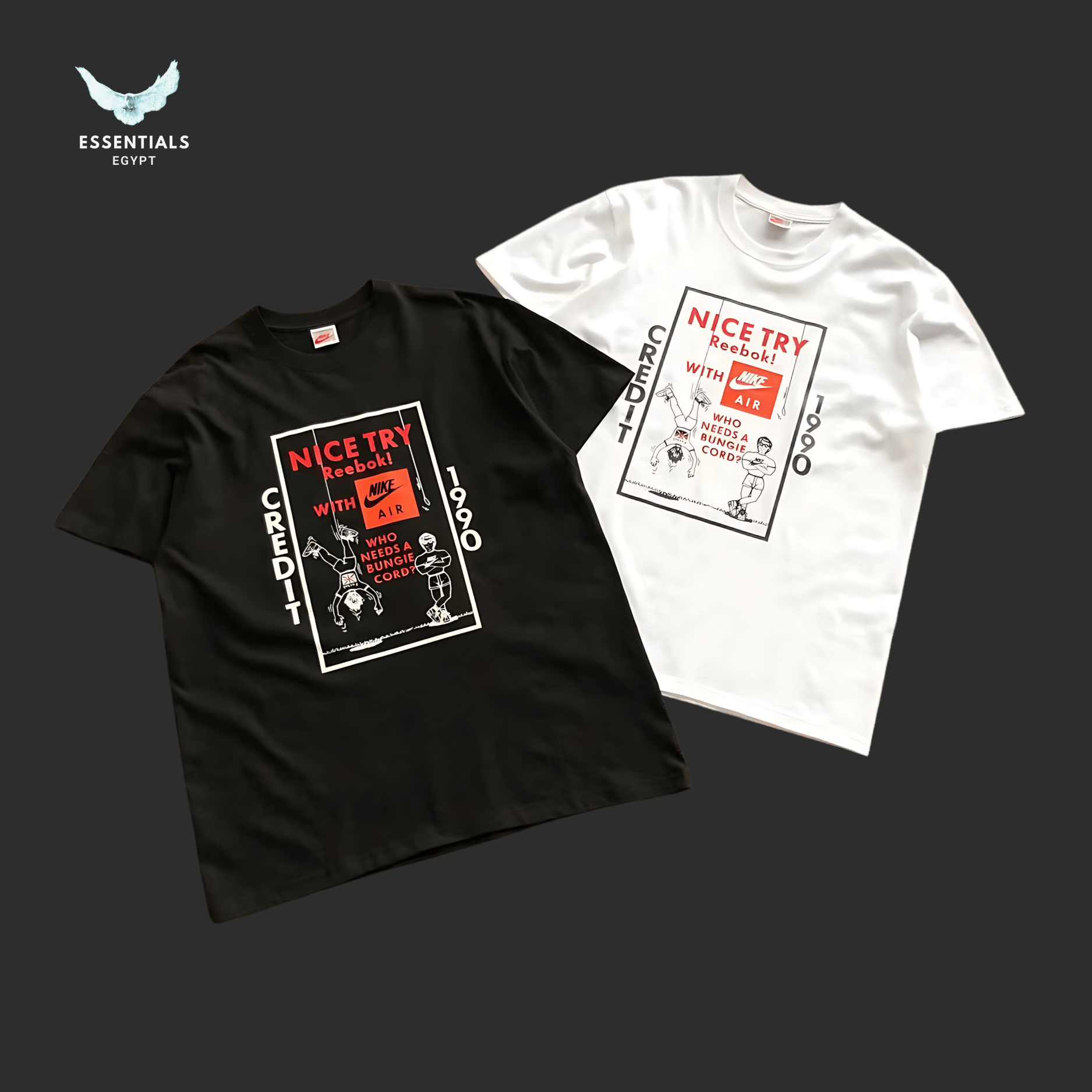 Nike T-Shirt – “Nice Try” Edition - ESSENTIALS EGYPT