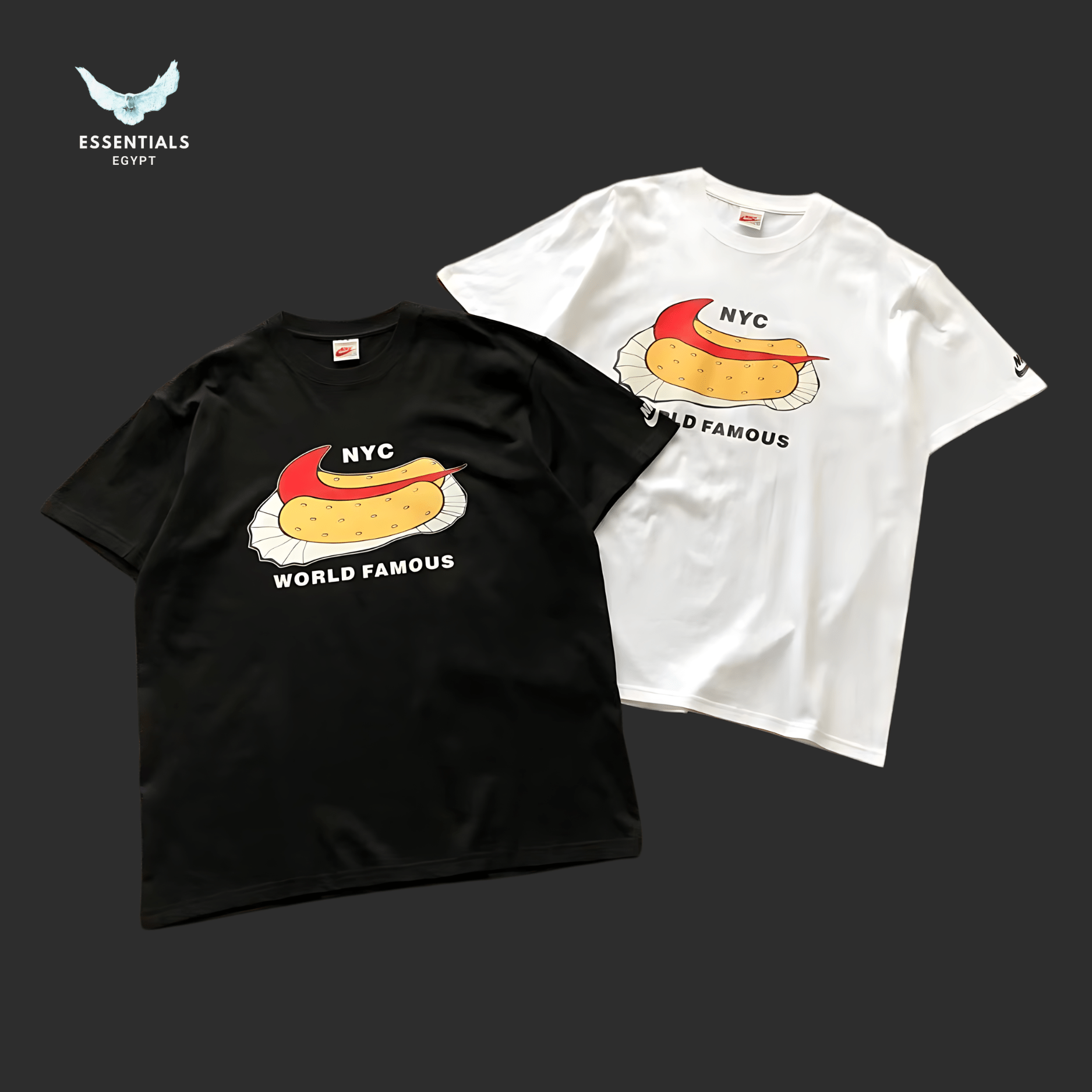 Nike T-Shirt – NYC Hotdog Graphic - ESSENTIALS EGYPT