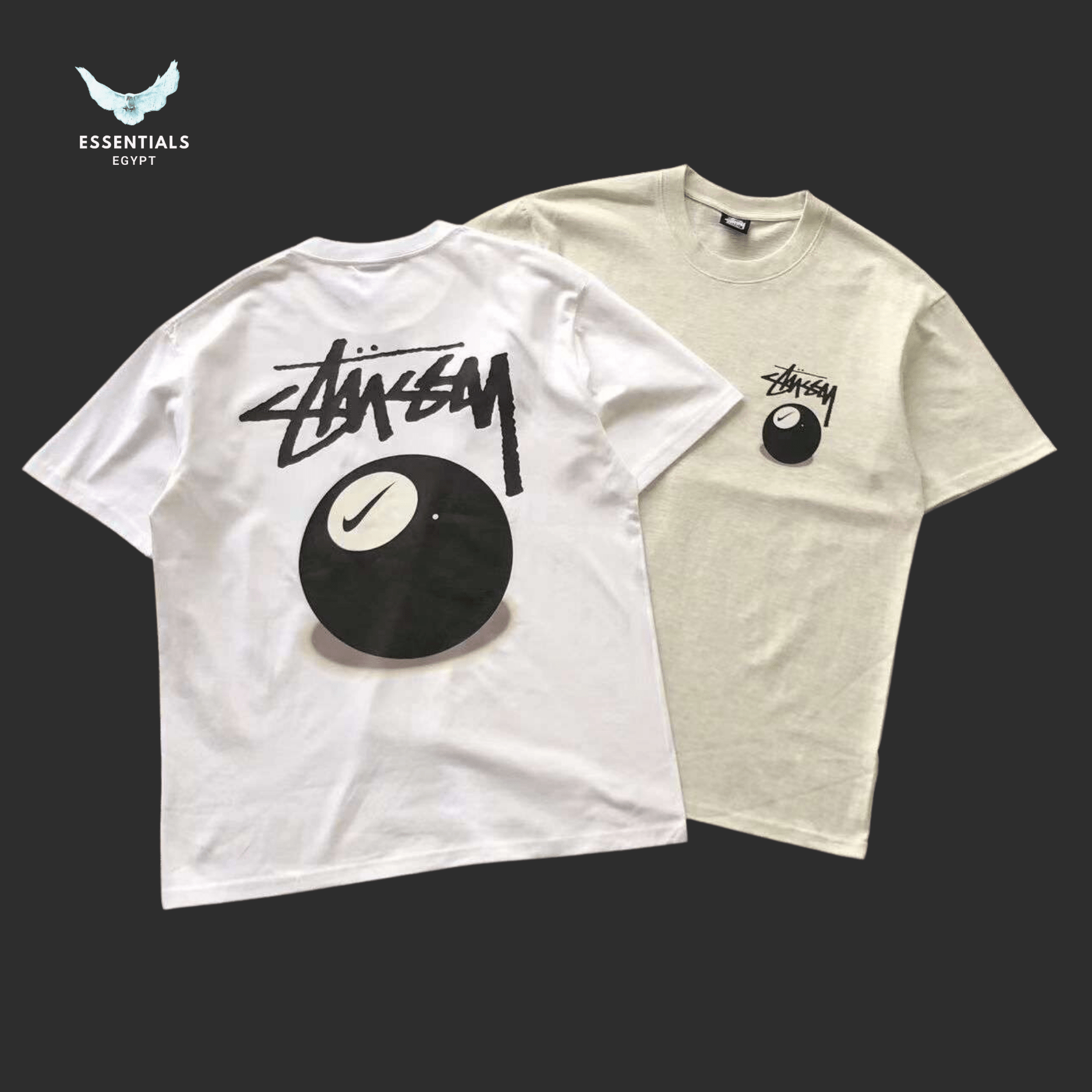 Nike x Stüssy T-Shirt – 8 Ball Graphic - ESSENTIALS EGYPT