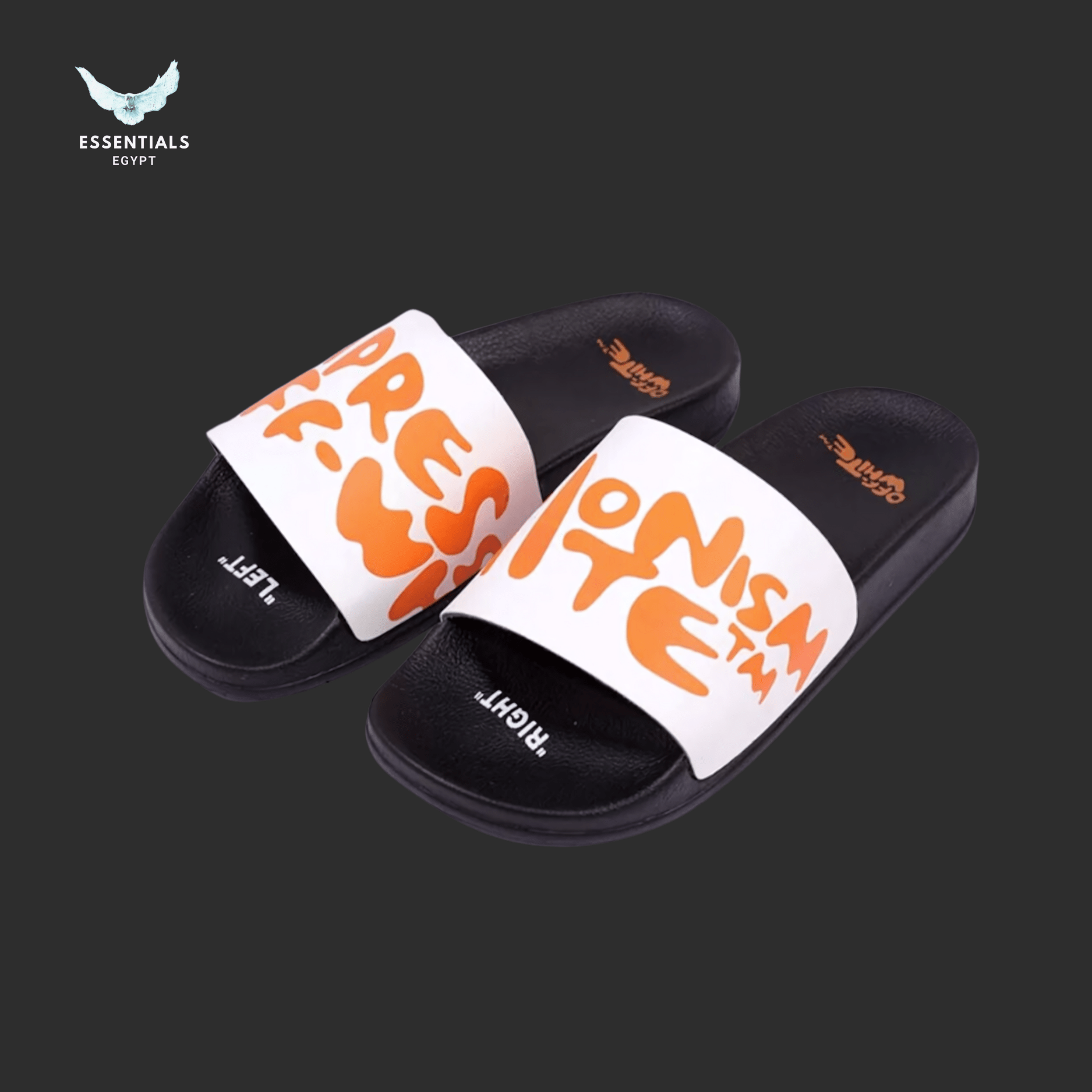 Off - White Impressionism Slides – Black - ESSENTIALS EGYPT
