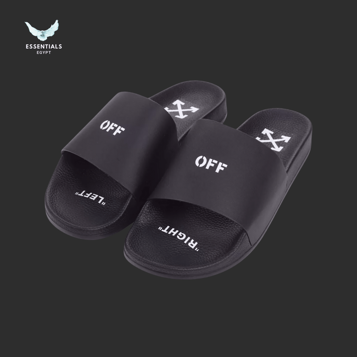 Off-White Monochrome Logo Slides Off-White Logo Slides Black Sizes in EU 36/38/39/40/41/42/43  main image 4