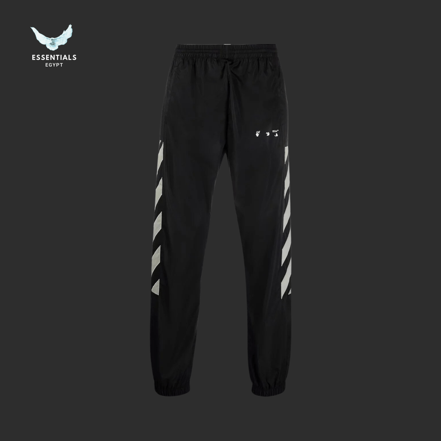 Off - White Diag Nylon Track Pants – Black/Abbey/Stone - ESSENTIALS EGYPT
