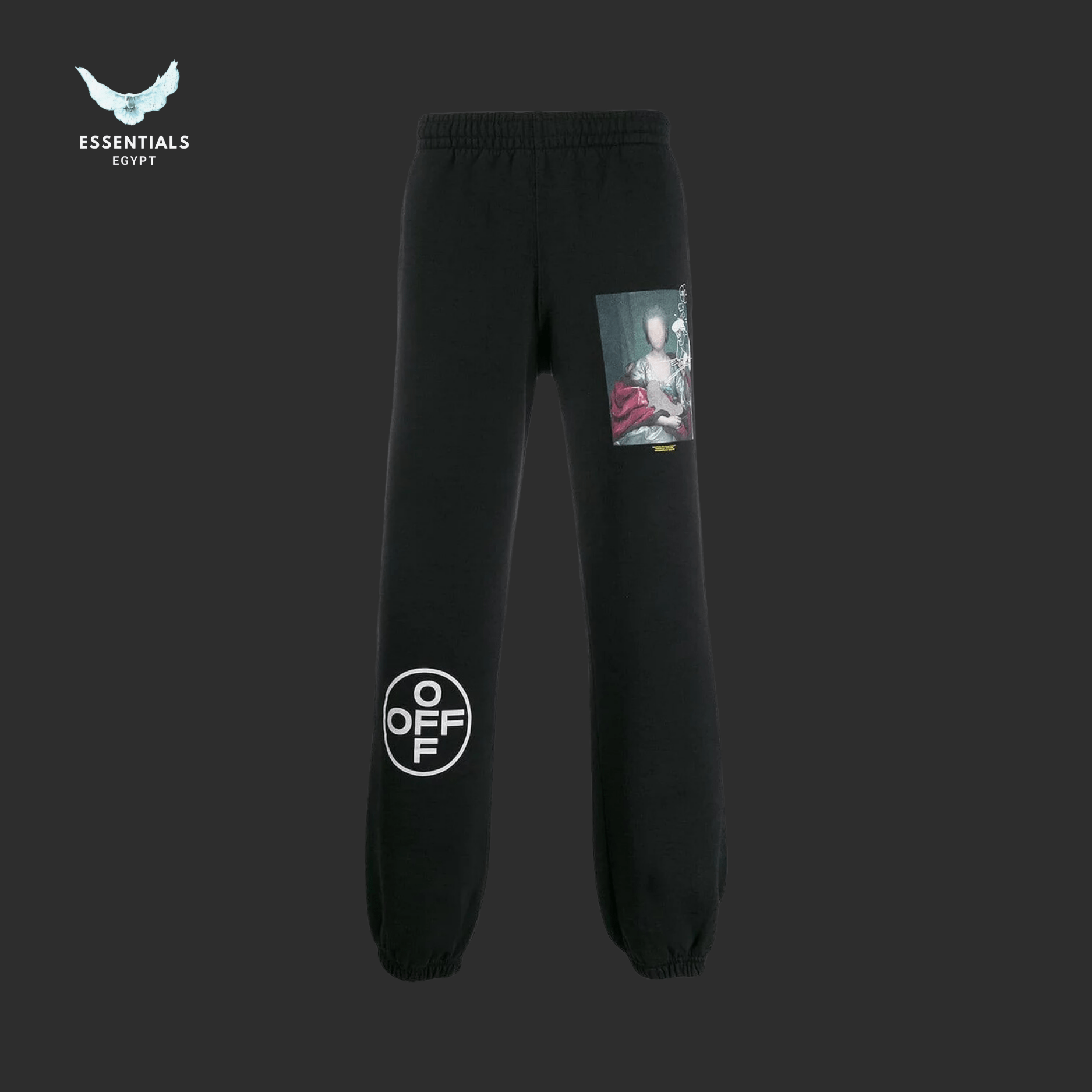 Off - White Mariana De Silva Sweatpant – Black_Multicolor - ESSENTIALS EGYPT