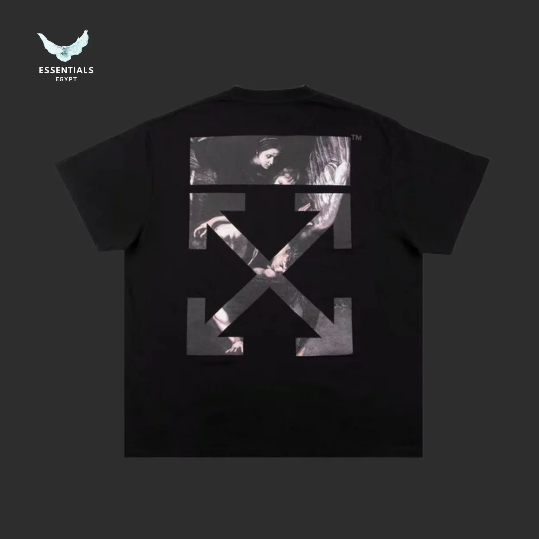 Off - White Painting Arrows Tee – Black - ESSENTIALS EGYPT