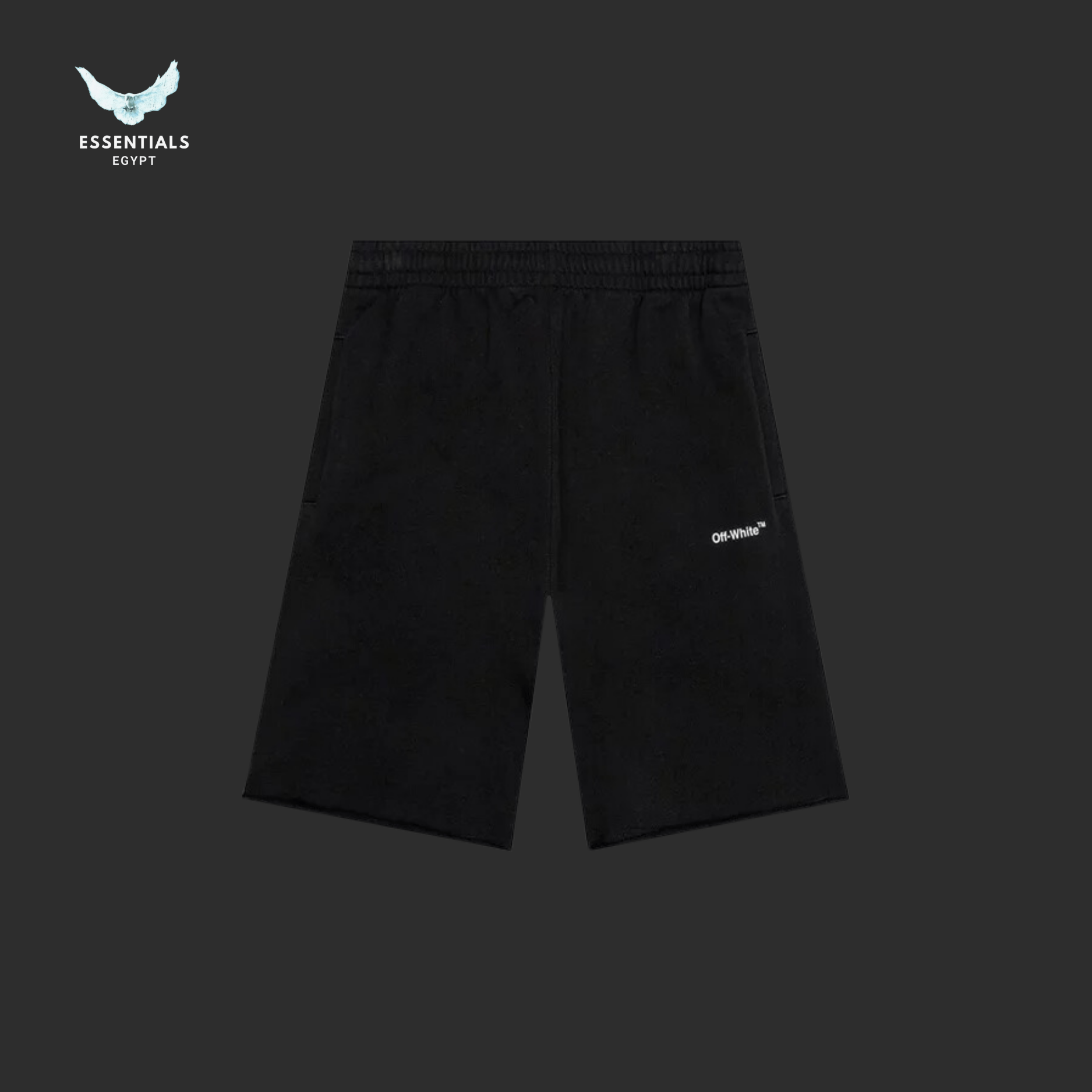 Off - White Wave Diag Slim T-Shirt – White/Black - ESSENTIALS EGYPT