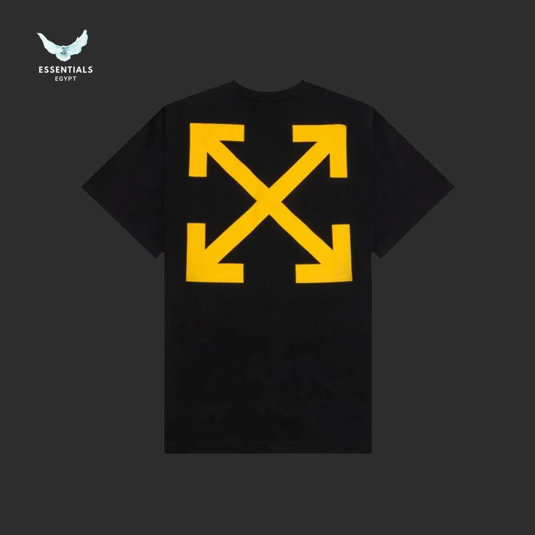 Off - White Diag Caravaggio Mercy Tee – Black/White - ESSENTIALS EGYPT