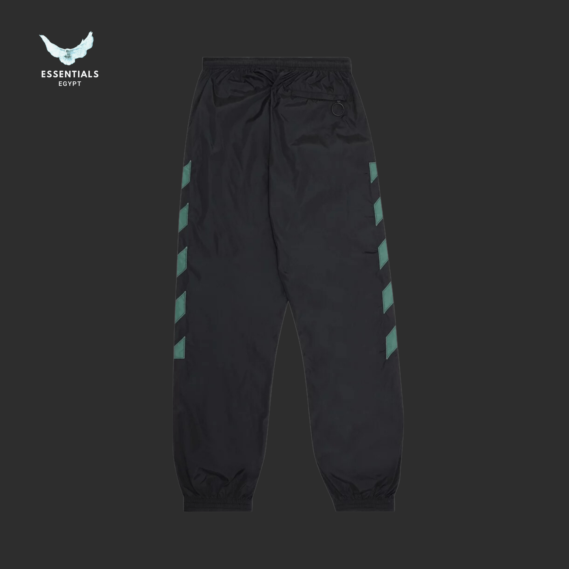 Off - White Diag Nylon Track Pants – Black/White - ESSENTIALS EGYPT