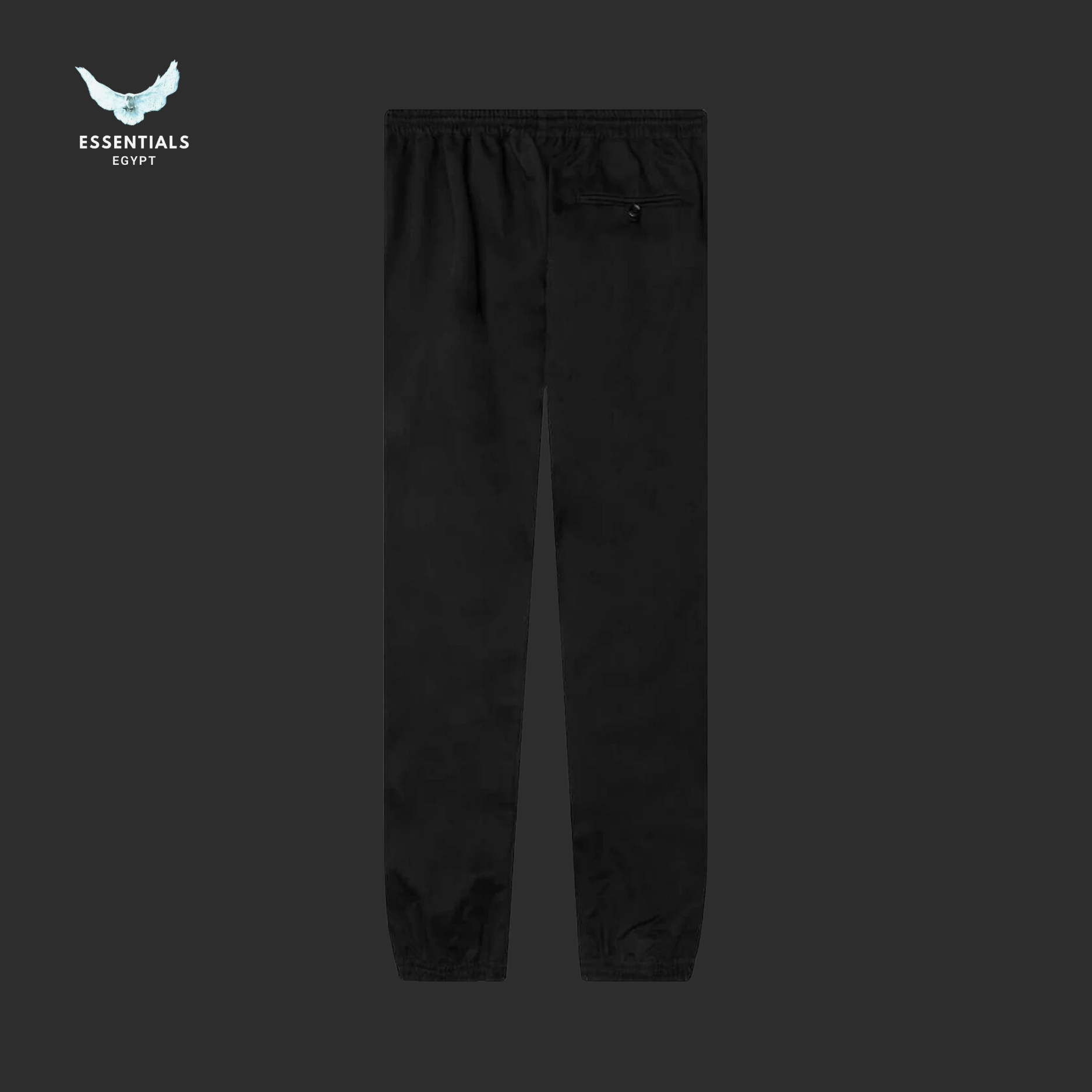 Off - White Logo Casual Pant – Black - ESSENTIALS EGYPT