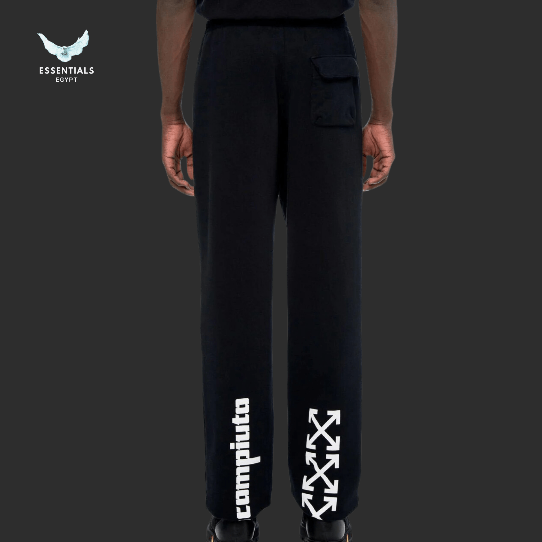 Off - White Mariana De Silva Sweatpant – Black_Multicolor - ESSENTIALS EGYPT