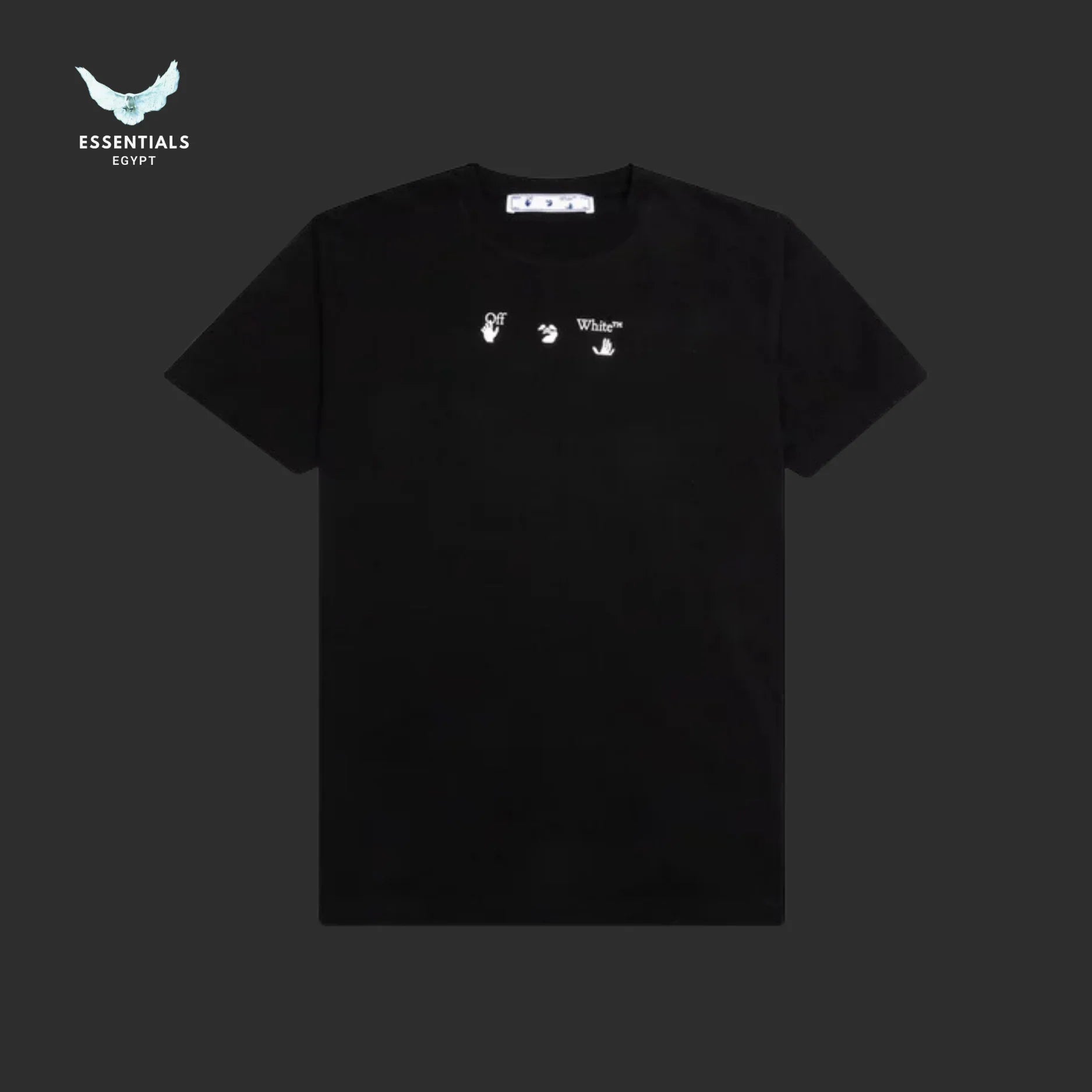 Off - White Marker Slim Tee – Black - ESSENTIALS EGYPT