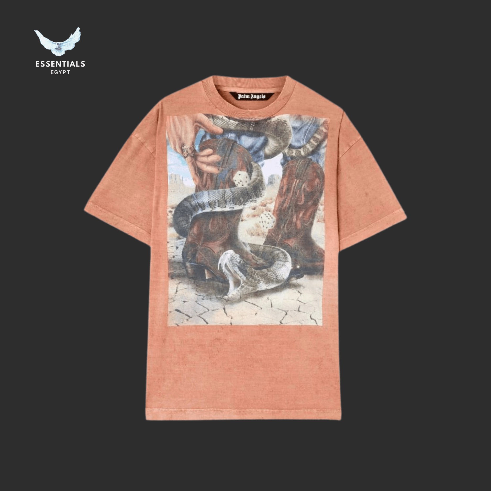 Palm Angels T-Shirt – Dice Game Logo Classic - ESSENTIALS EGYPT