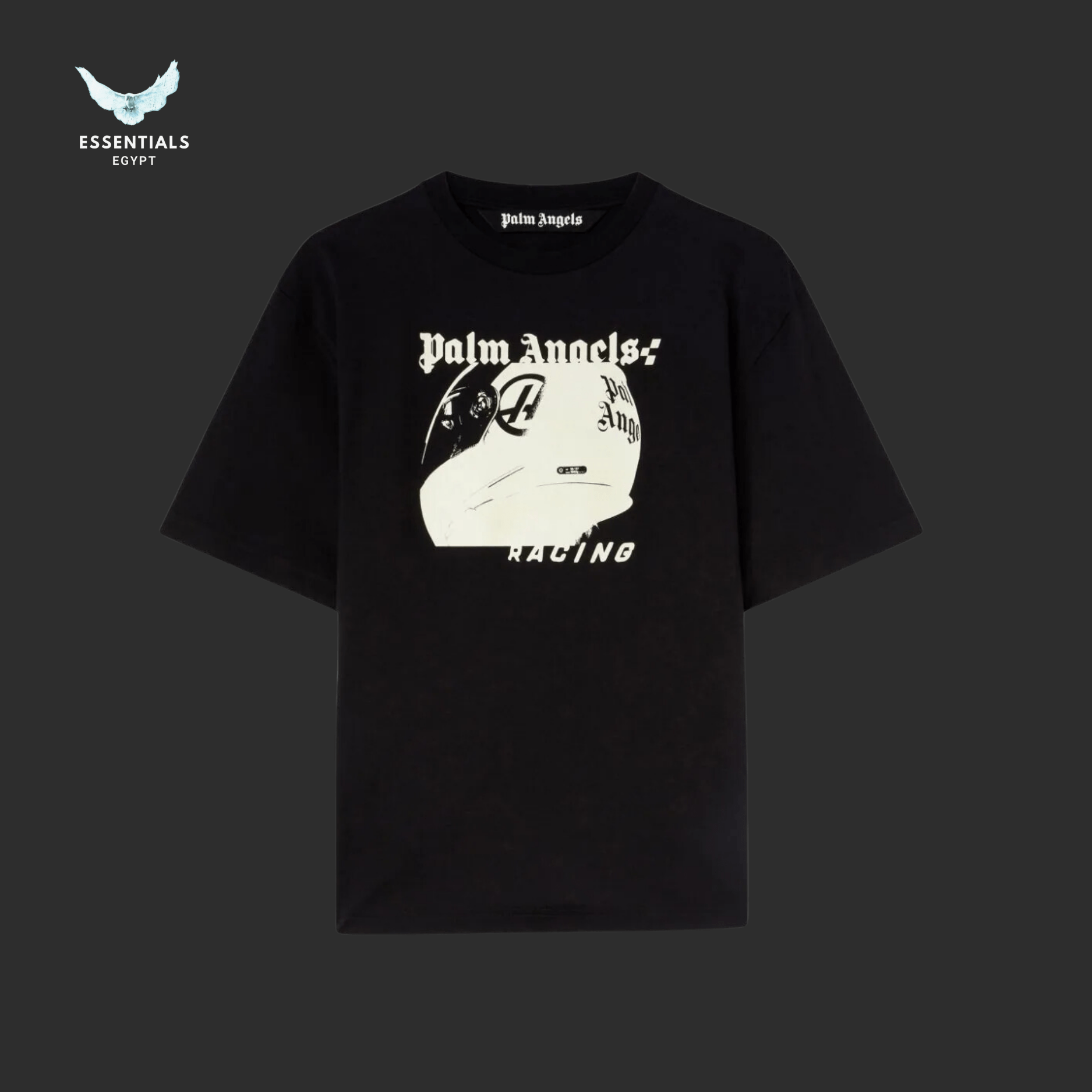 Palm Angels T-Shirt – Helmet Graphic - ESSENTIALS EGYPT