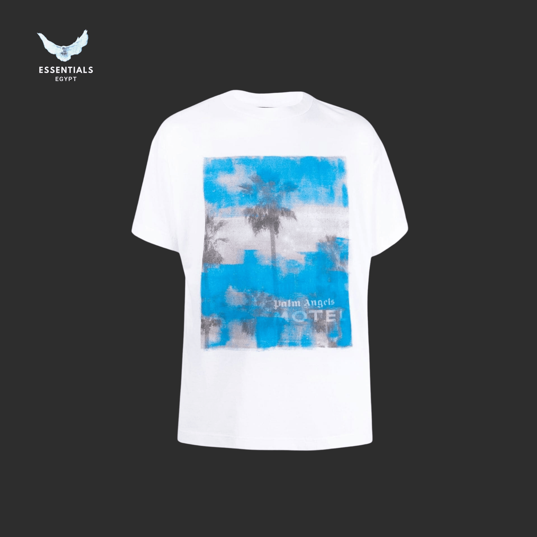 Palm Angels T-Shirt – Oversized Graphic Cotton - ESSENTIALS EGYPT