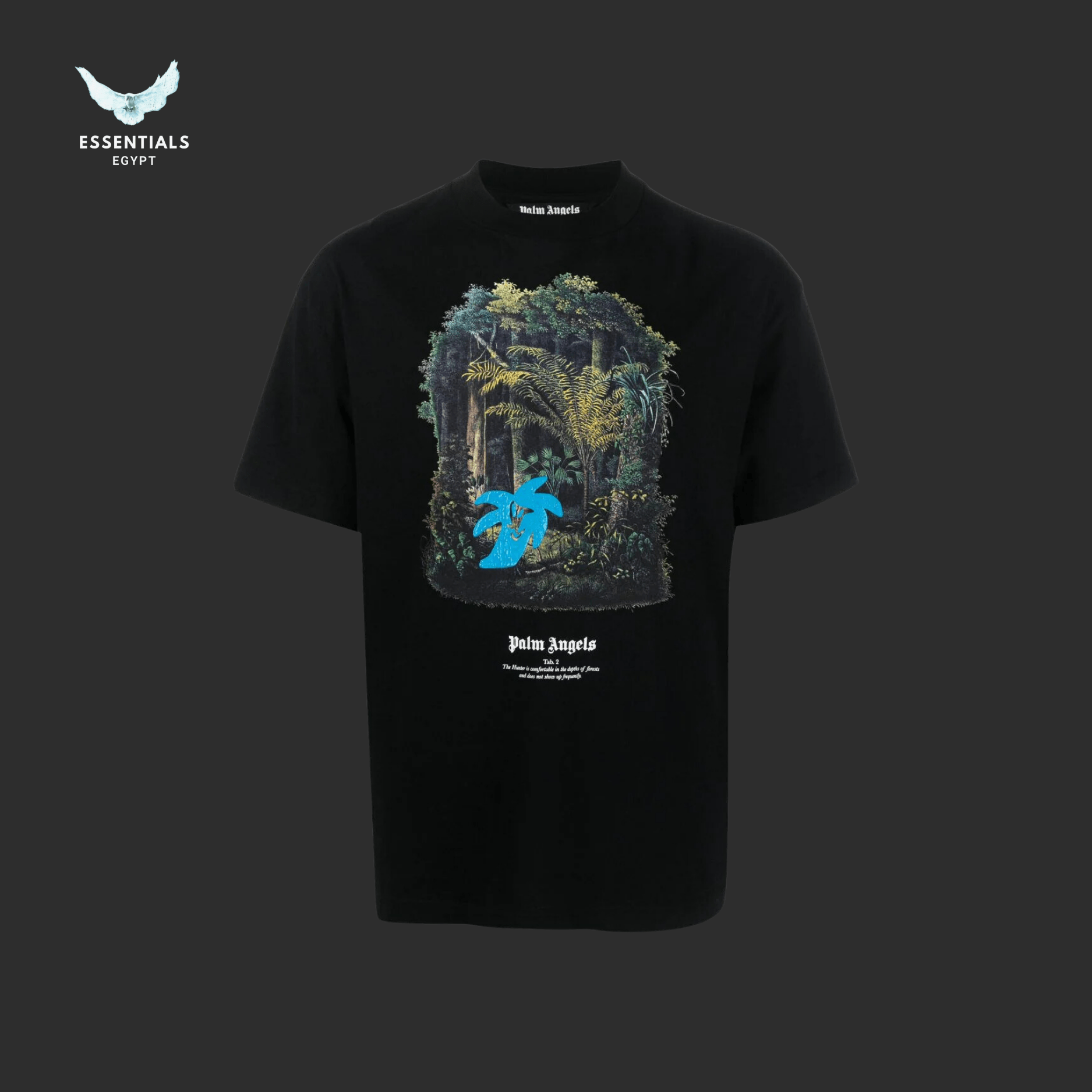 Palm Angels T-Shirt – Jungle Print Organic Cotton - ESSENTIALS EGYPT