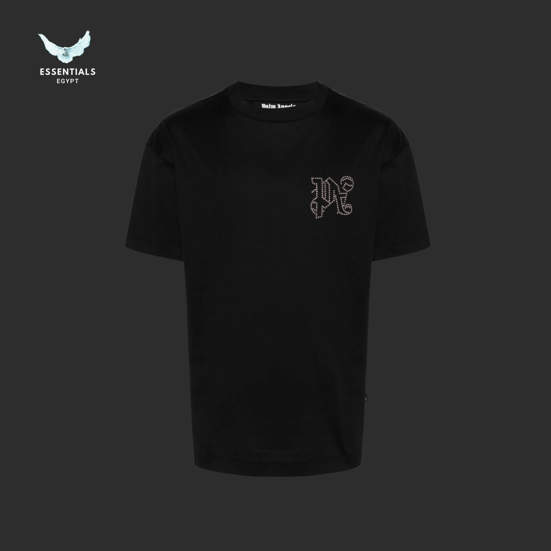 Palm Angels T-Shirt – Monogram Appliqué - ESSENTIALS EGYPT