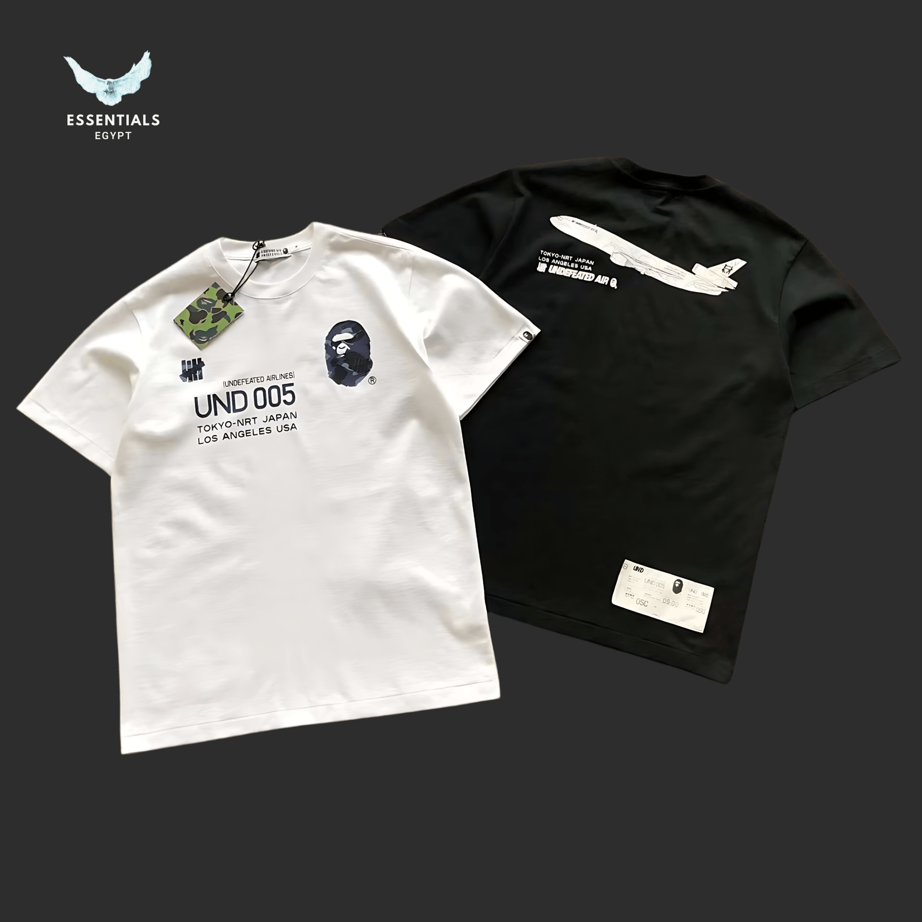 BAPE X UNDEFEATED TEE - ESSENTIALS EGYPT