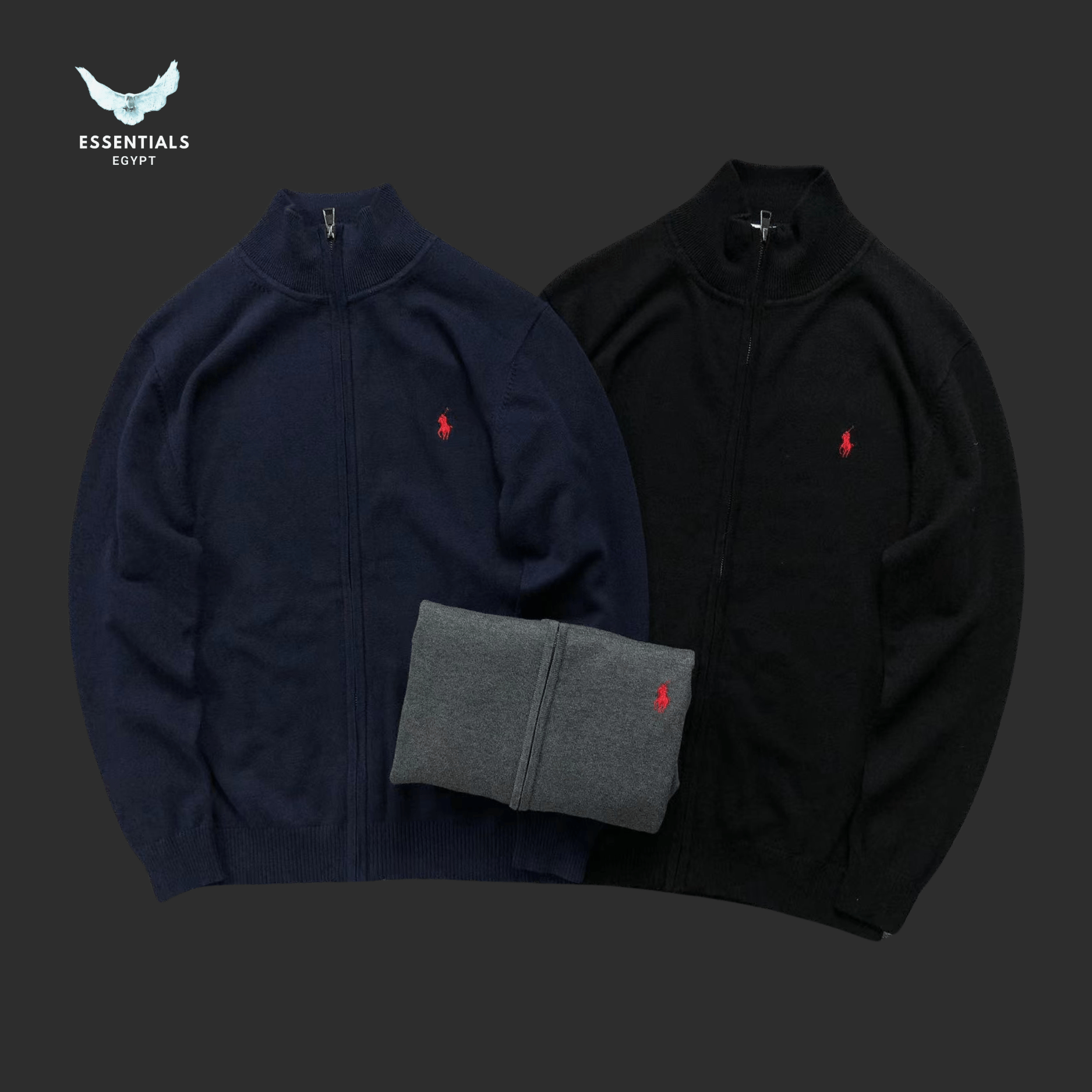 Ralph Lauren Sweater – Full Zip Knit Edition - ESSENTIALS EGYPT